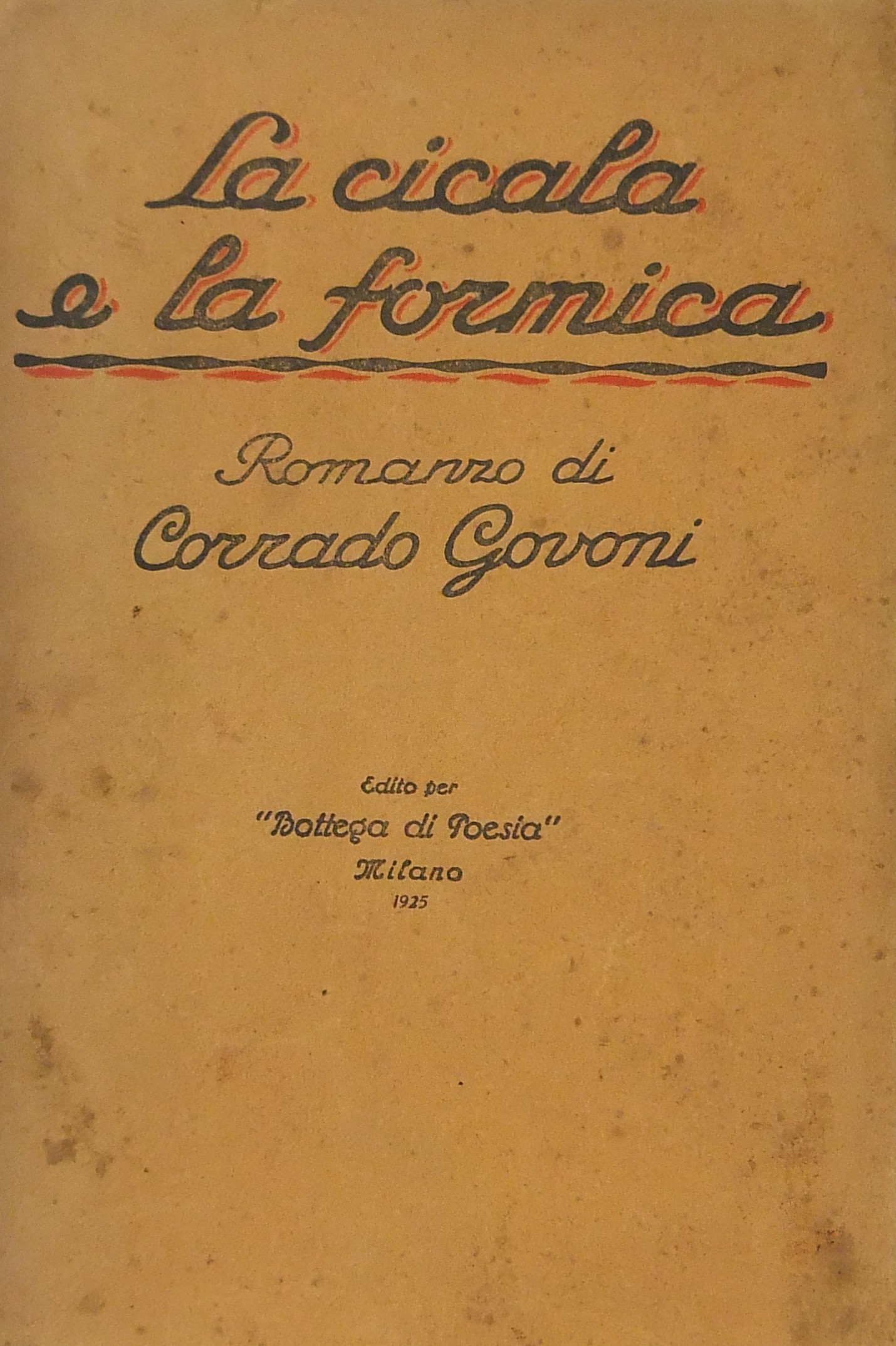 La cicala e la formica