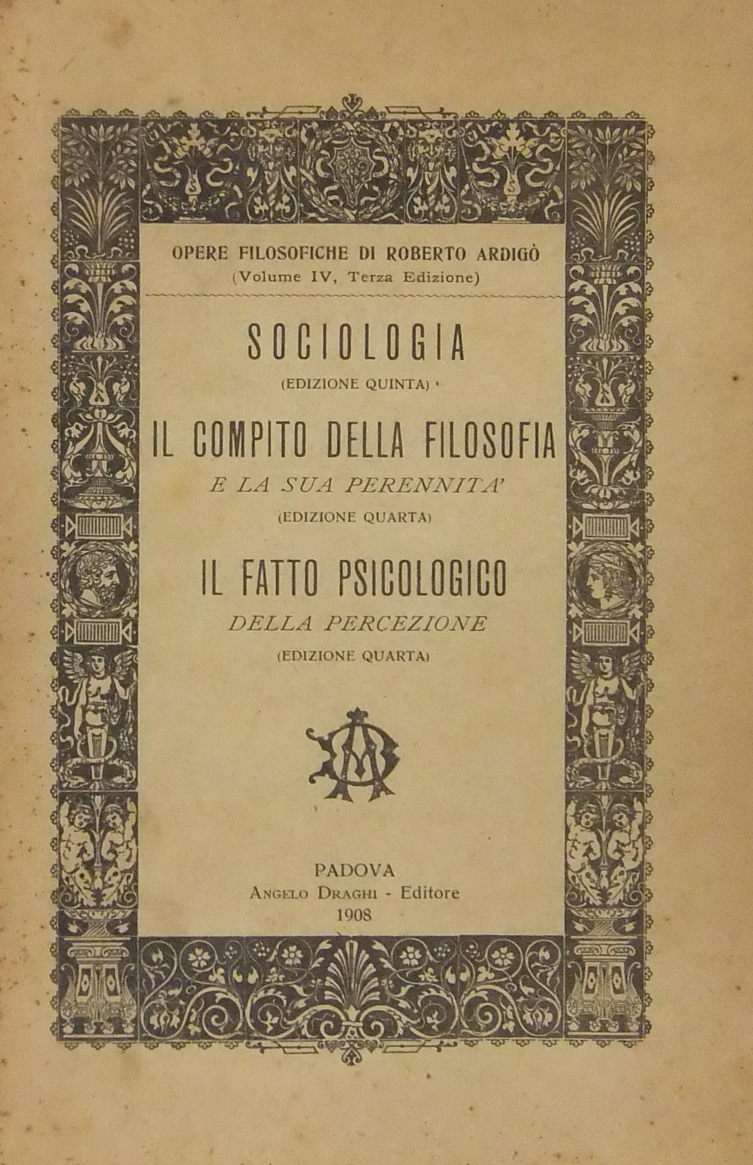Sociologia Il compito della filosofia e la sua per