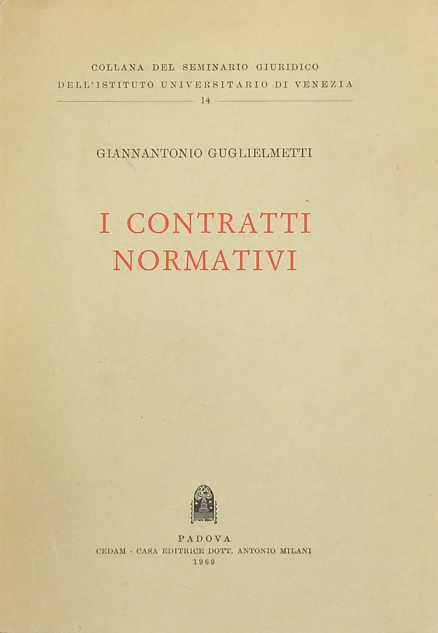 I contratti normativi