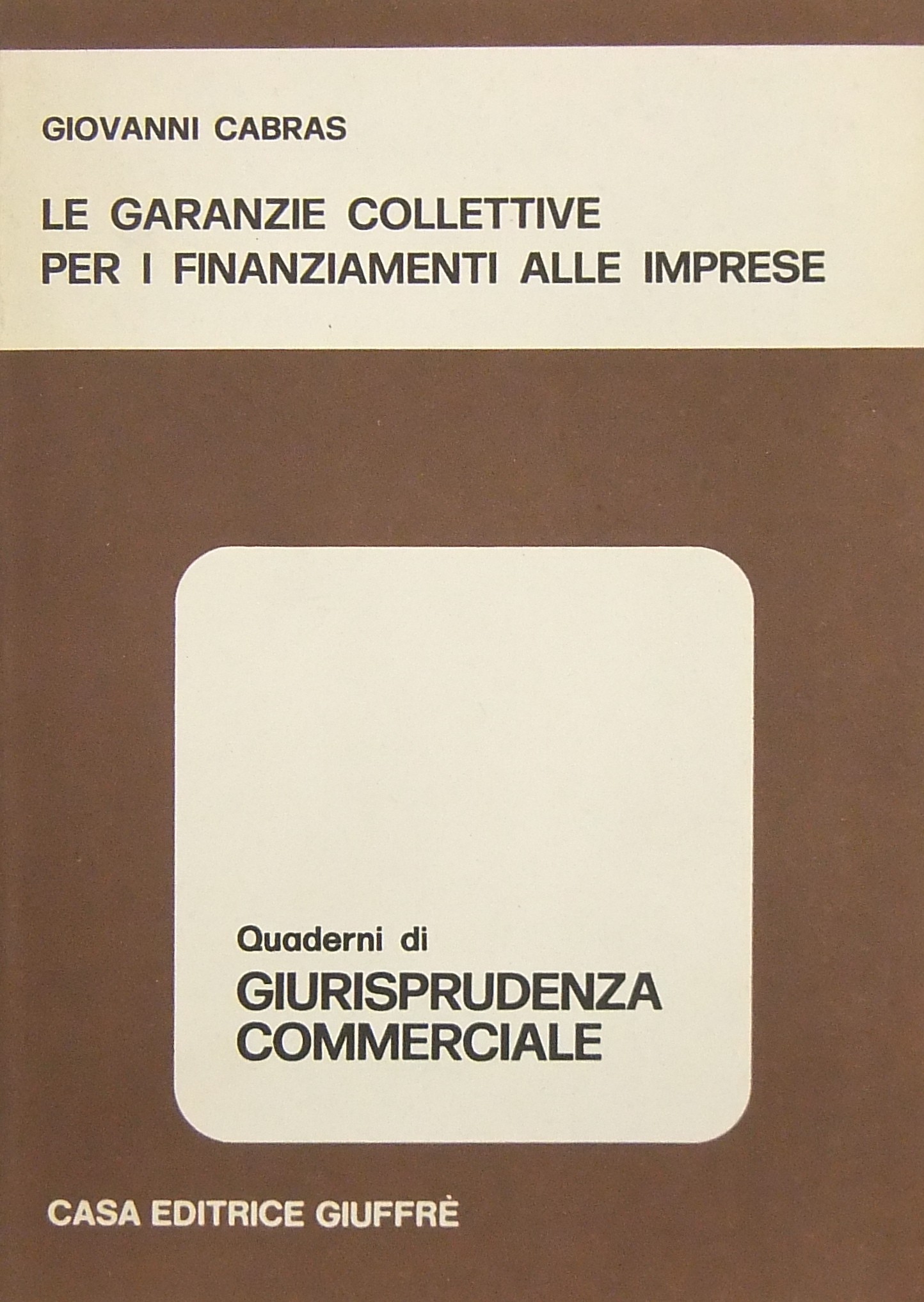 Le garanzie collettive per i finanziamenti alle im