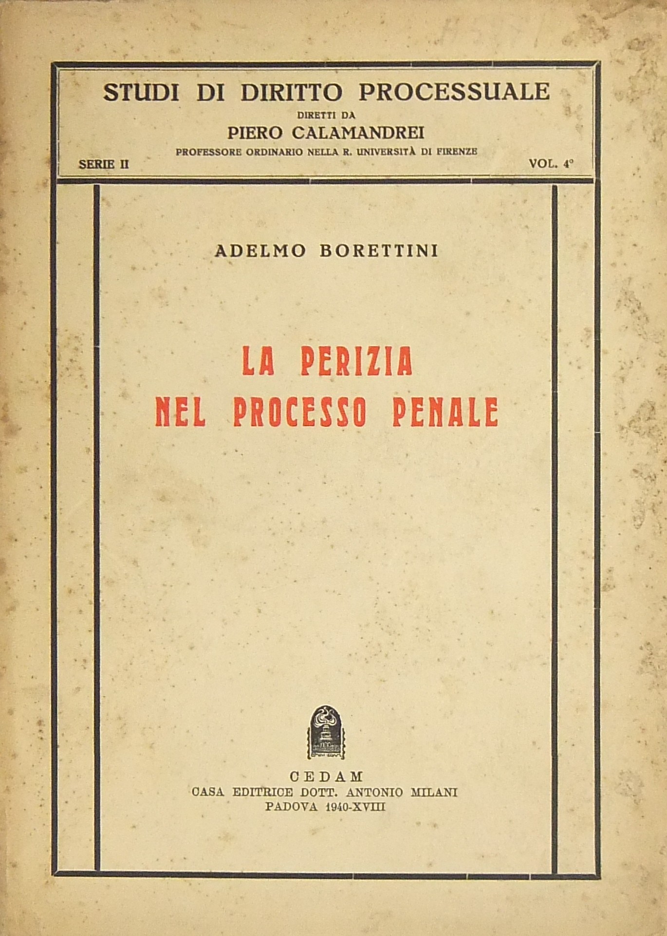 La perizia nel processo penale italiano