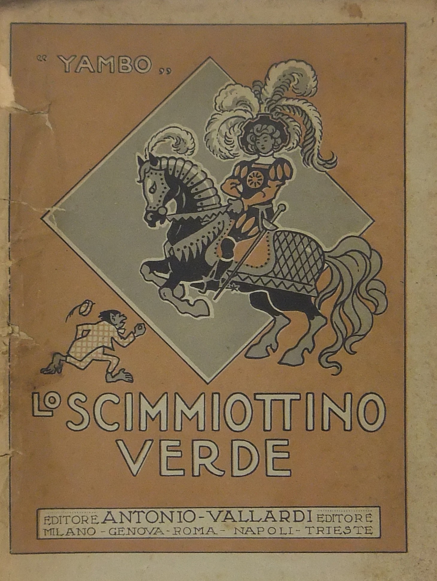 Lo scimmiottino verde. Racconto per ragazzi. Diseg