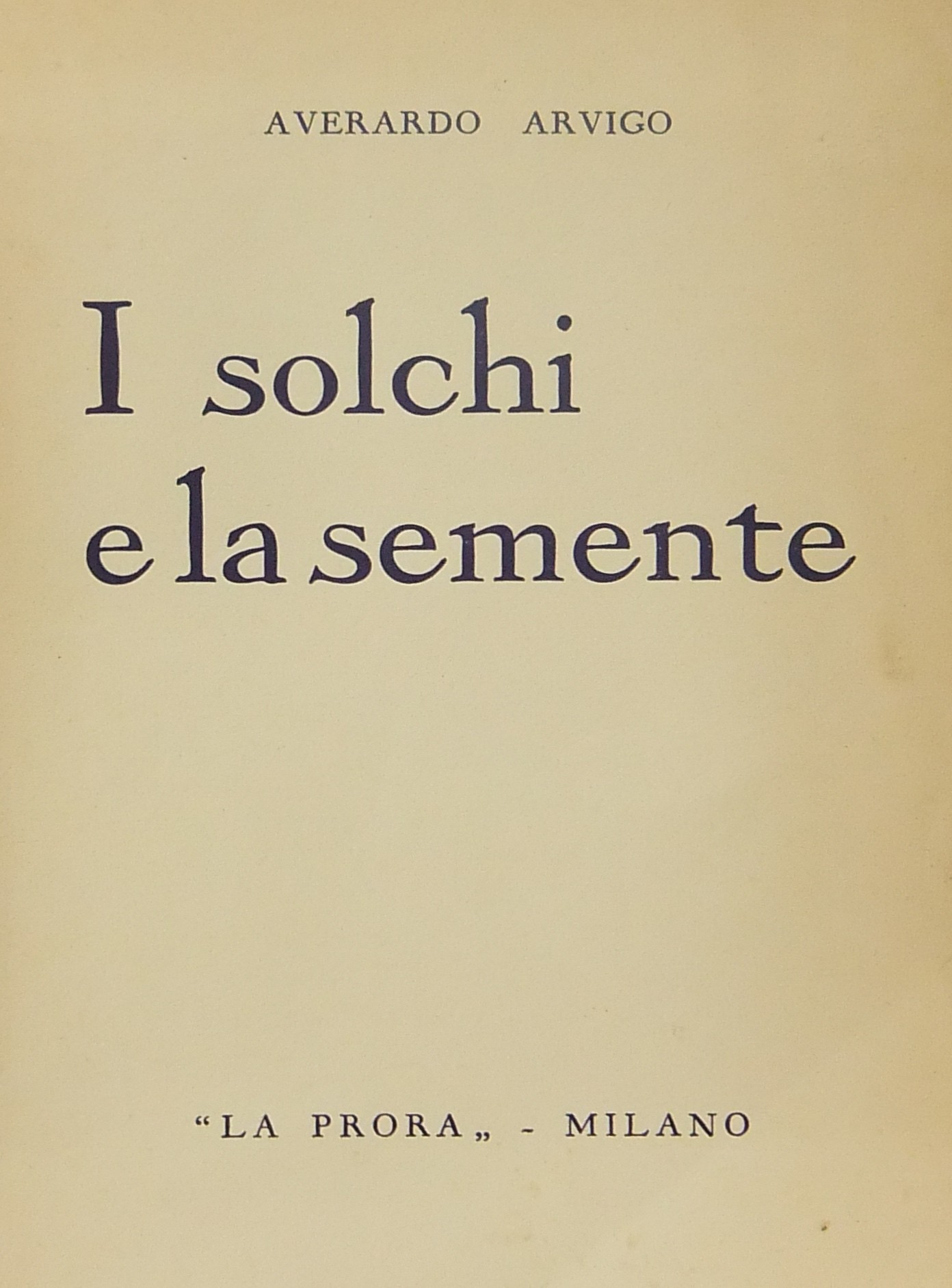 I solchi e la semente