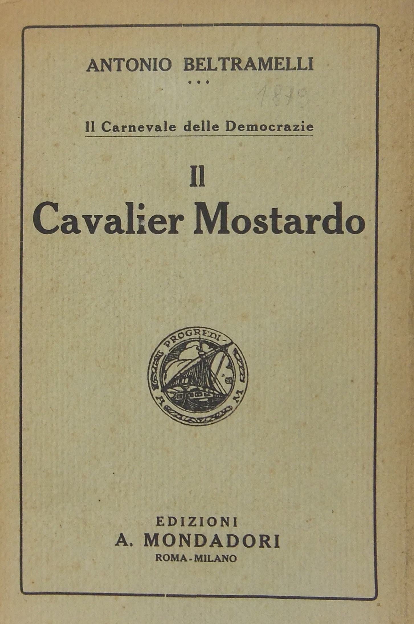Il cavalier Mostardo