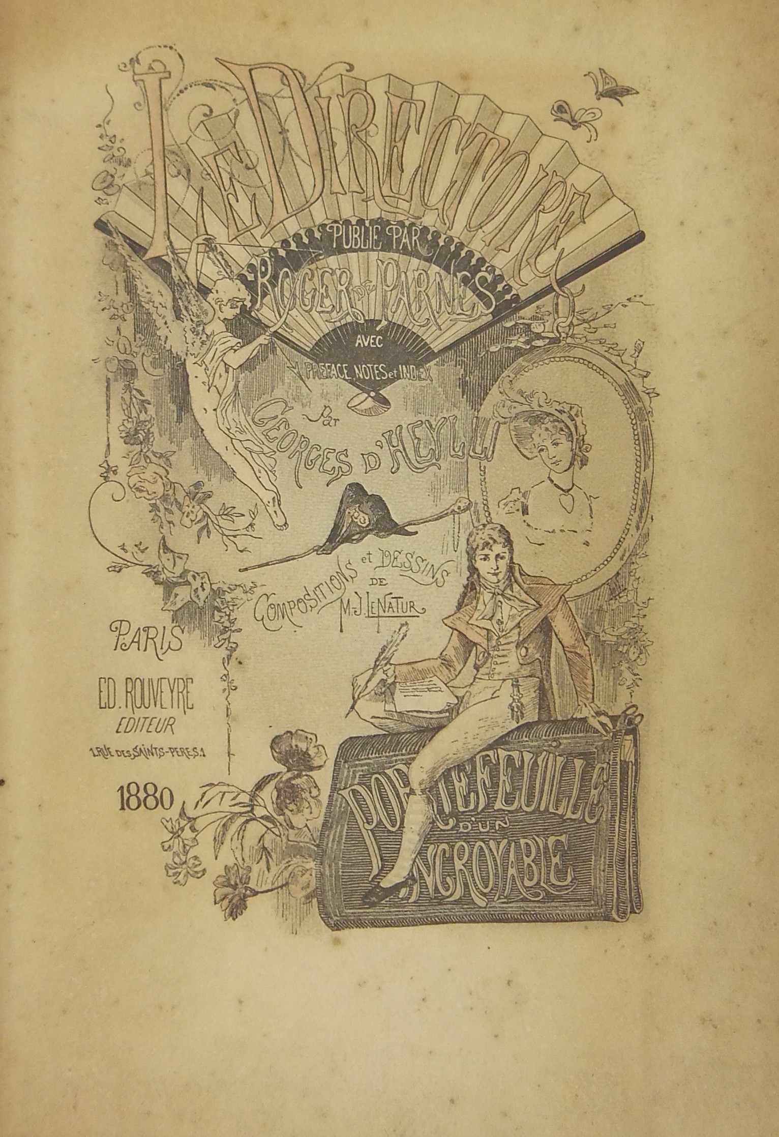 Le Directoire. Portefeuille d'un incroyable. Avec