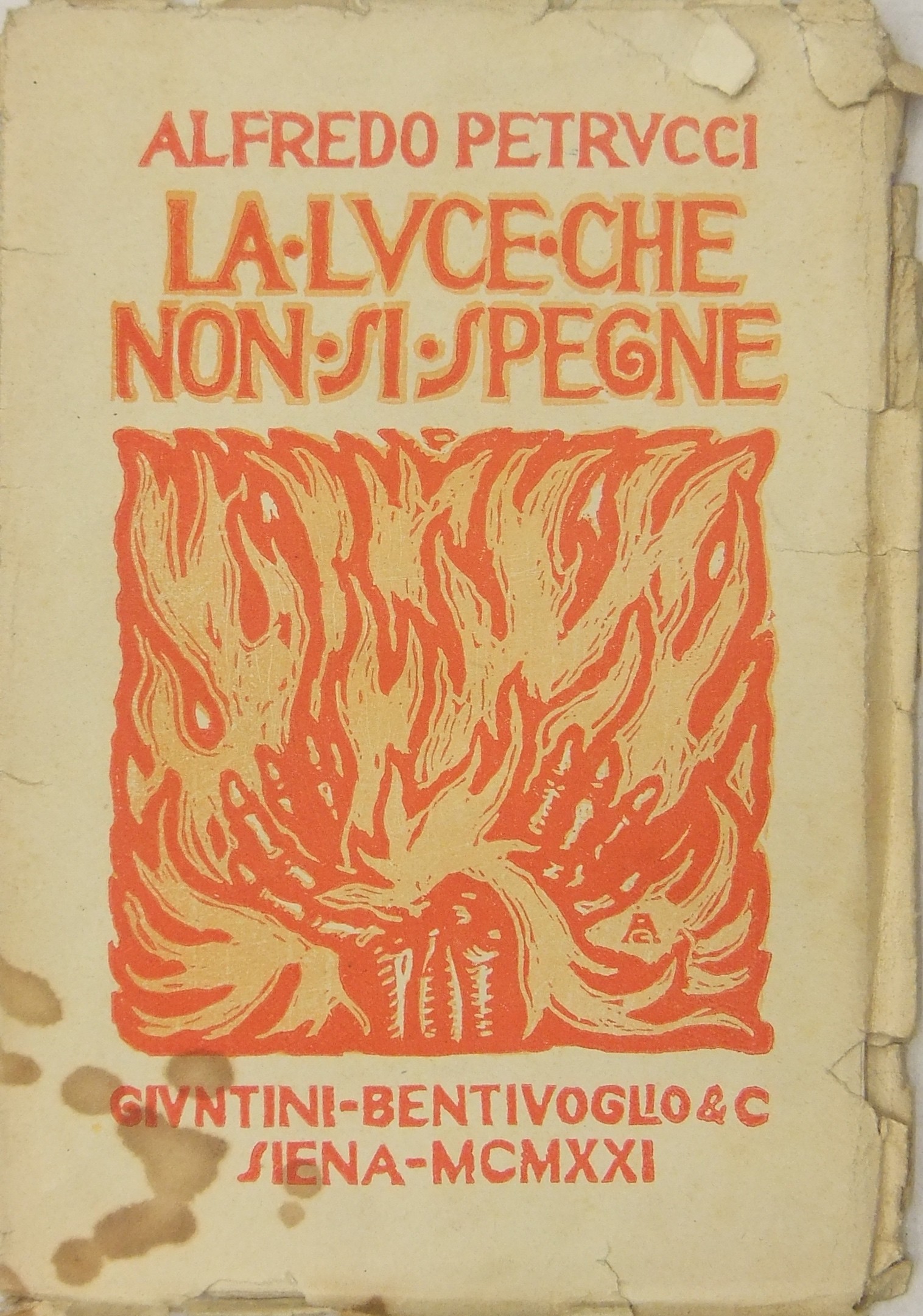 La luce che non si spegne. Romanzo breve e senza fine
