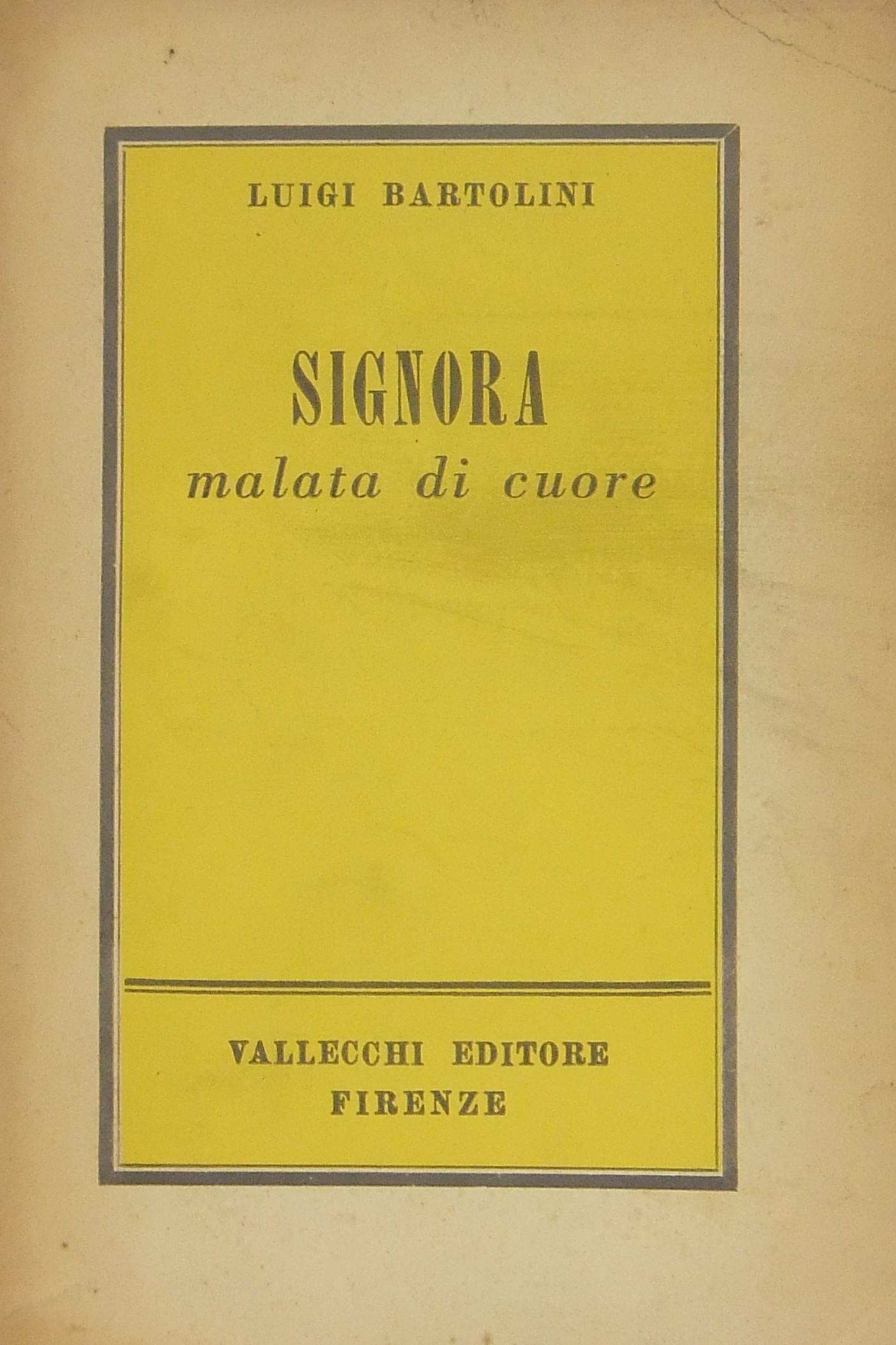 Signora malata di cuore