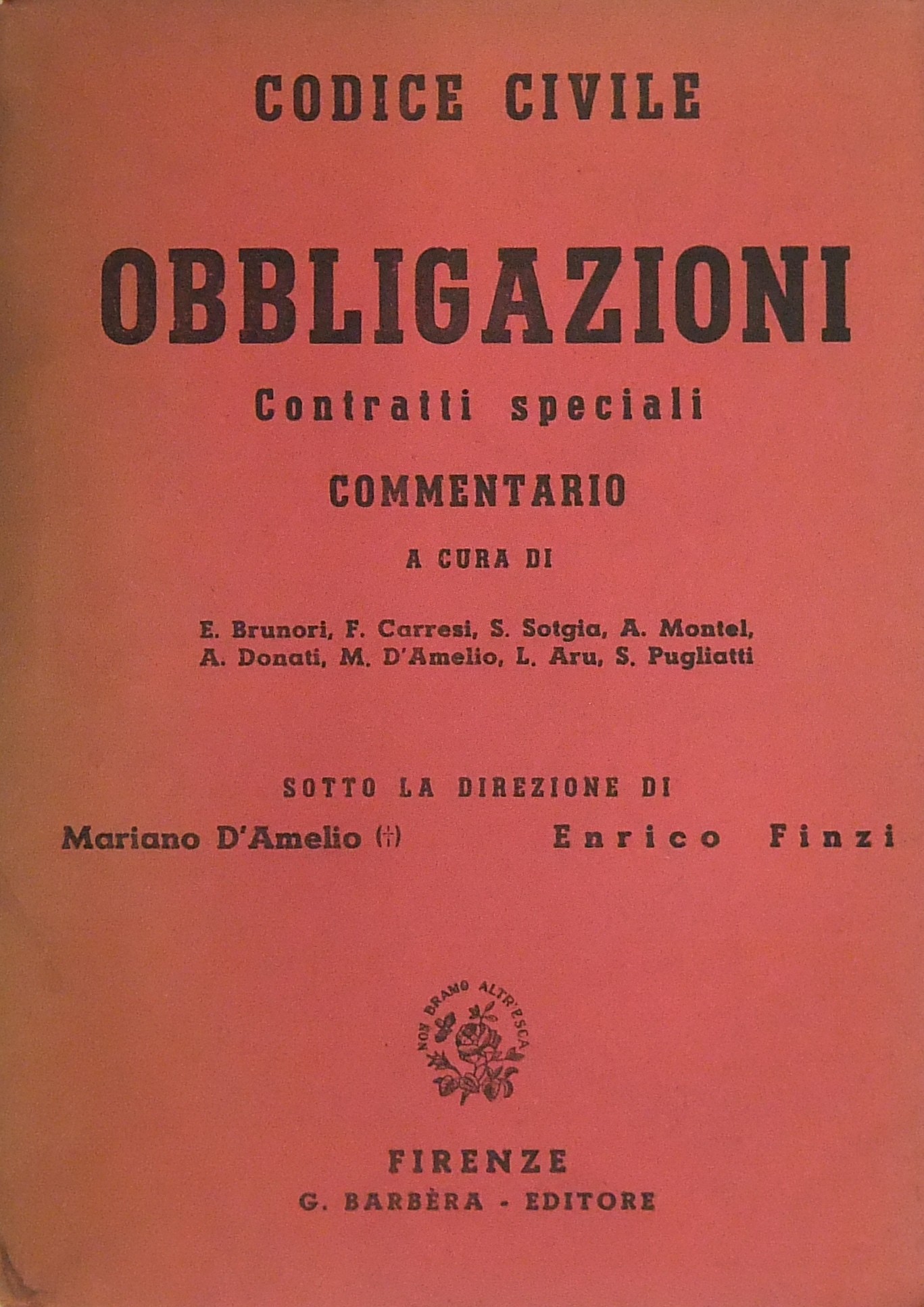 Codice civile. Libro delle obbligazioni. Commentario