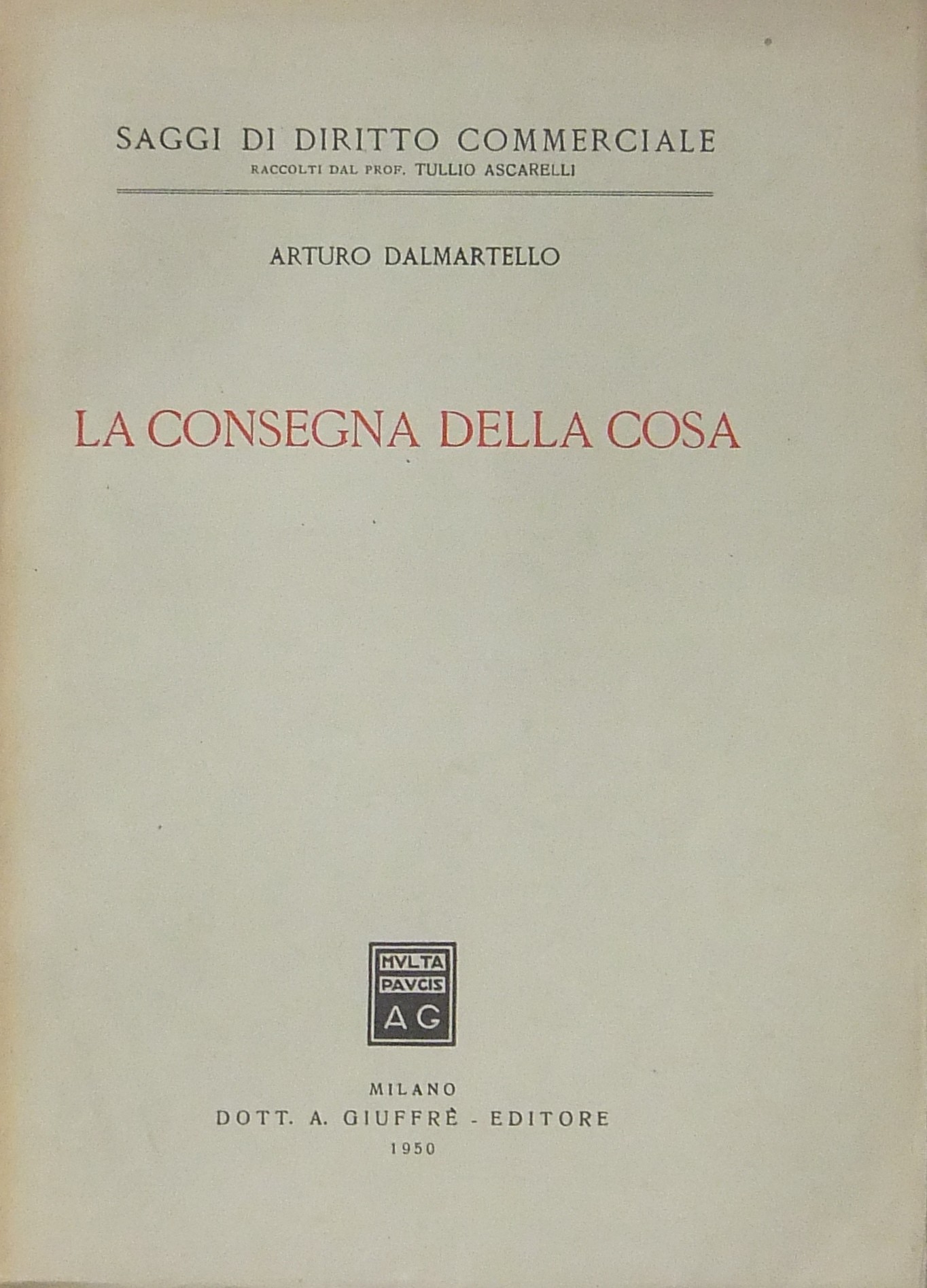 La consegna della cosa