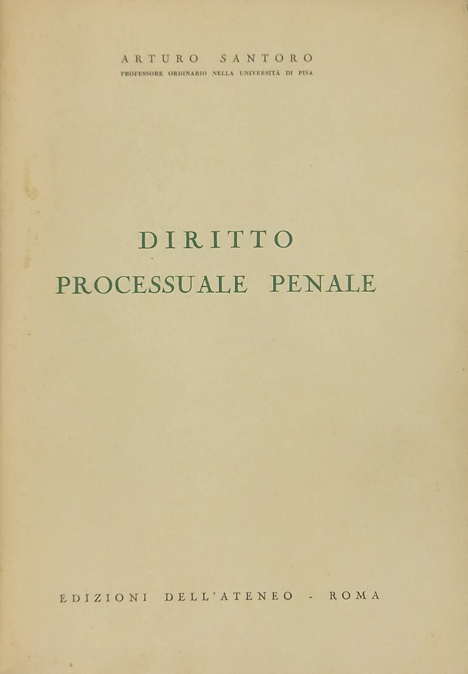 Diritto processuale penale