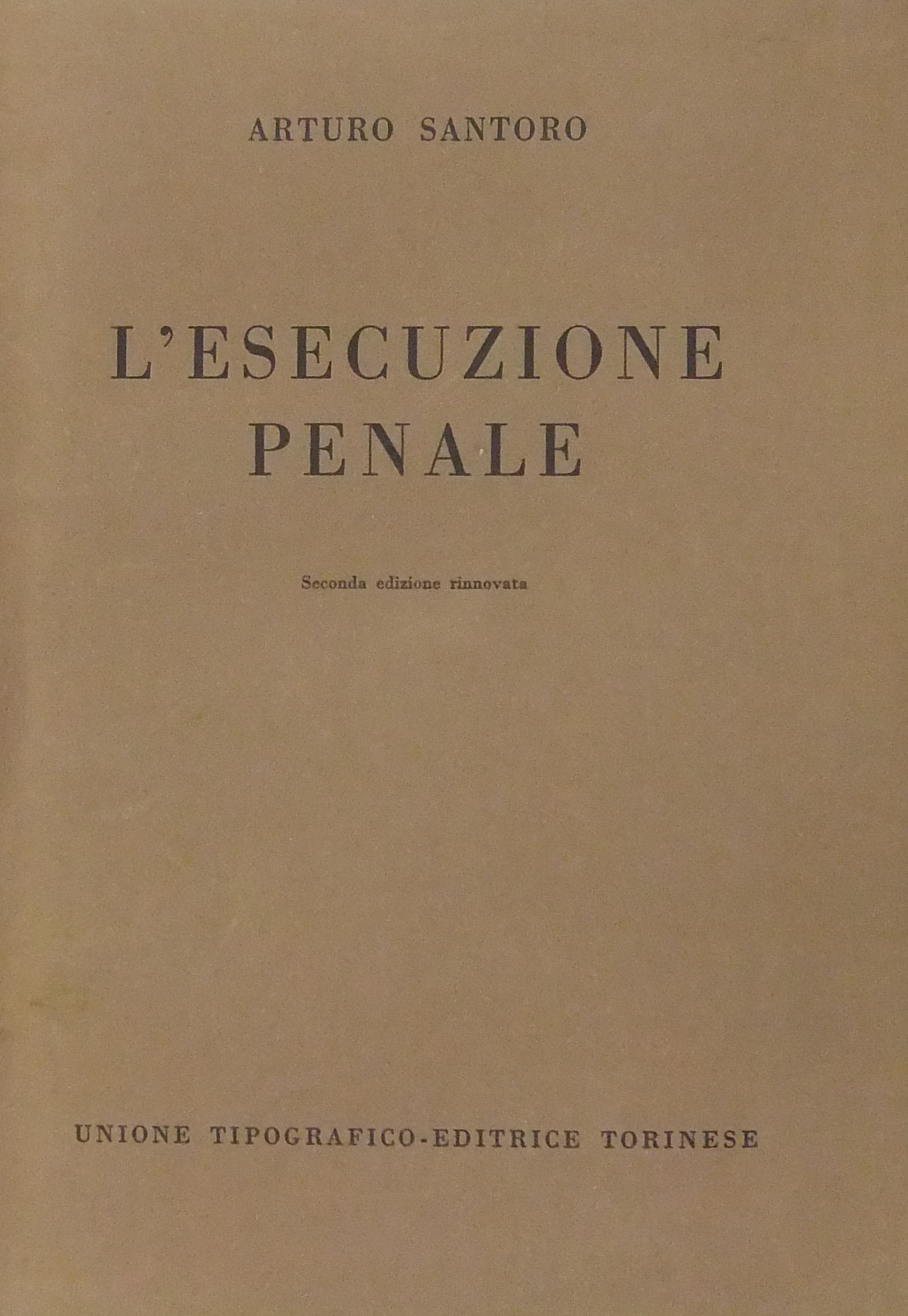 L'esecuzione penale