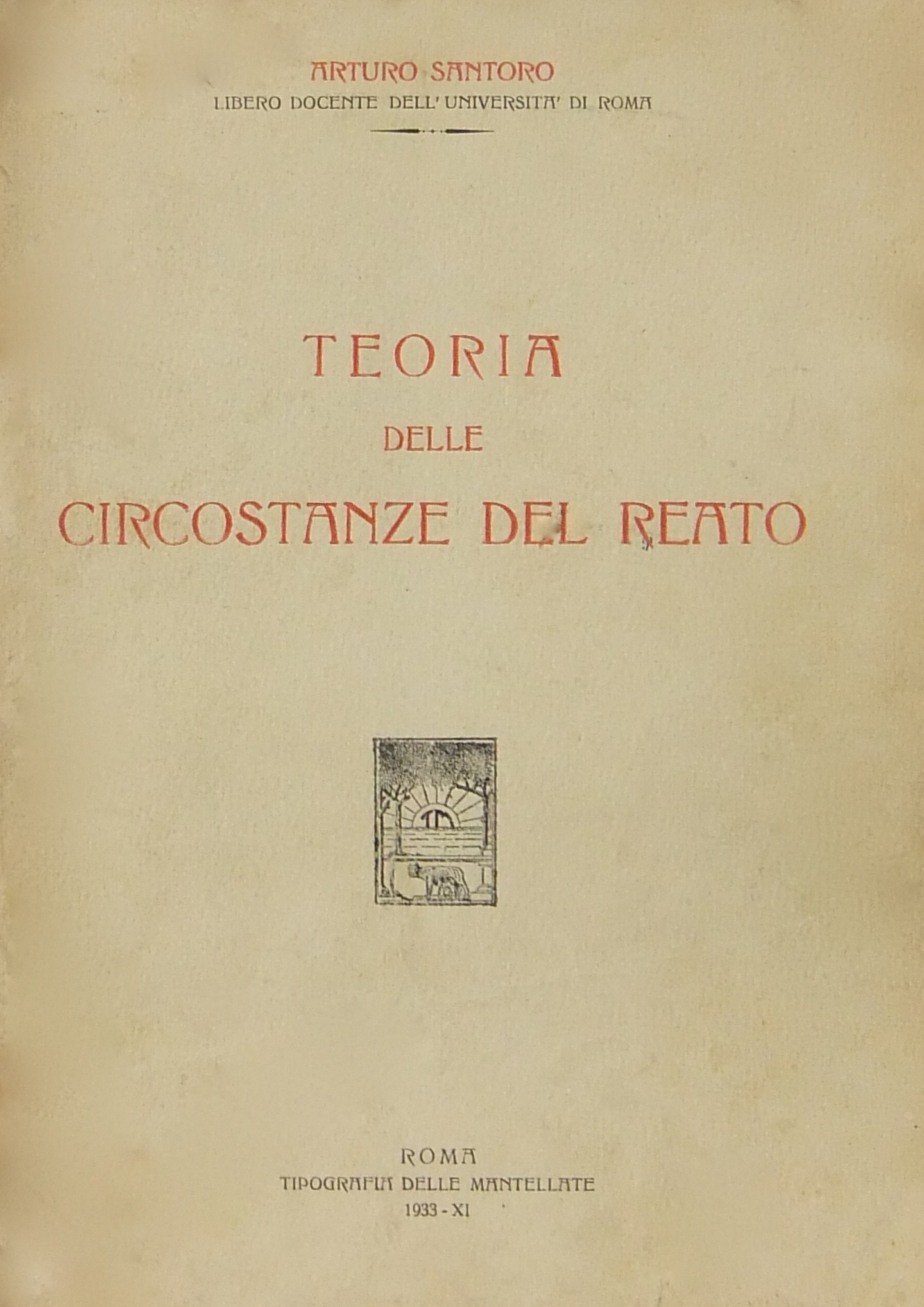 Teoria delle circostanze del reato