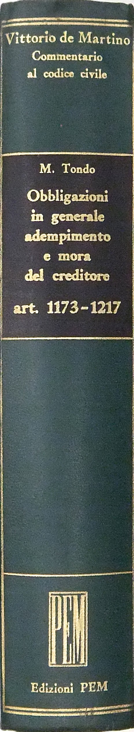 Obbligazioni in generale adempimento e mora del cr