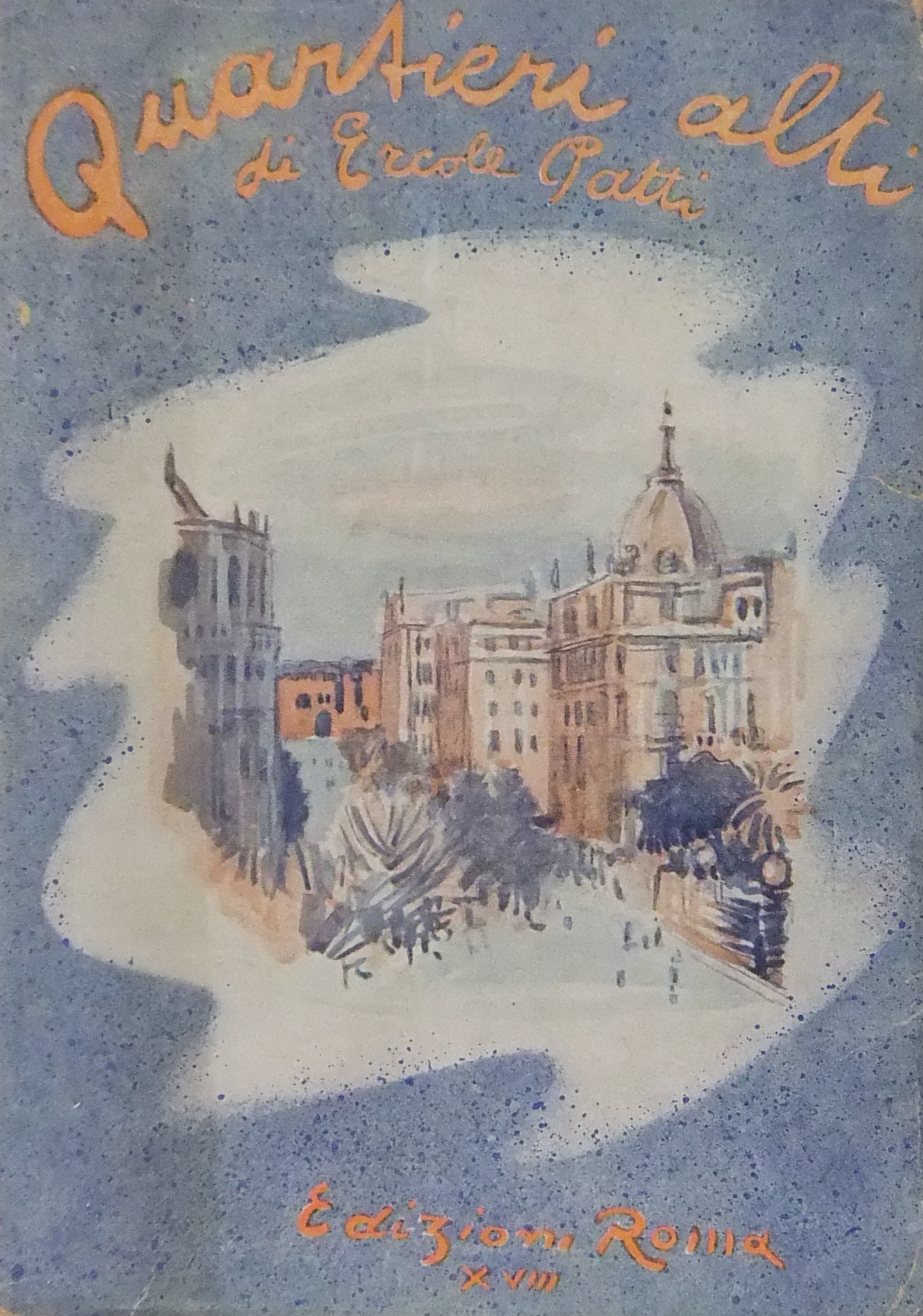 Quartieri alti. Copertina di Amerigo Bartoli