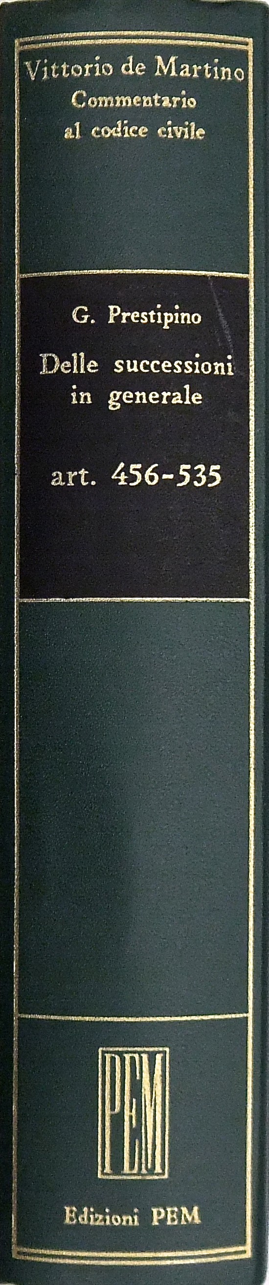 Delle successioni in generale. Art. 456-535