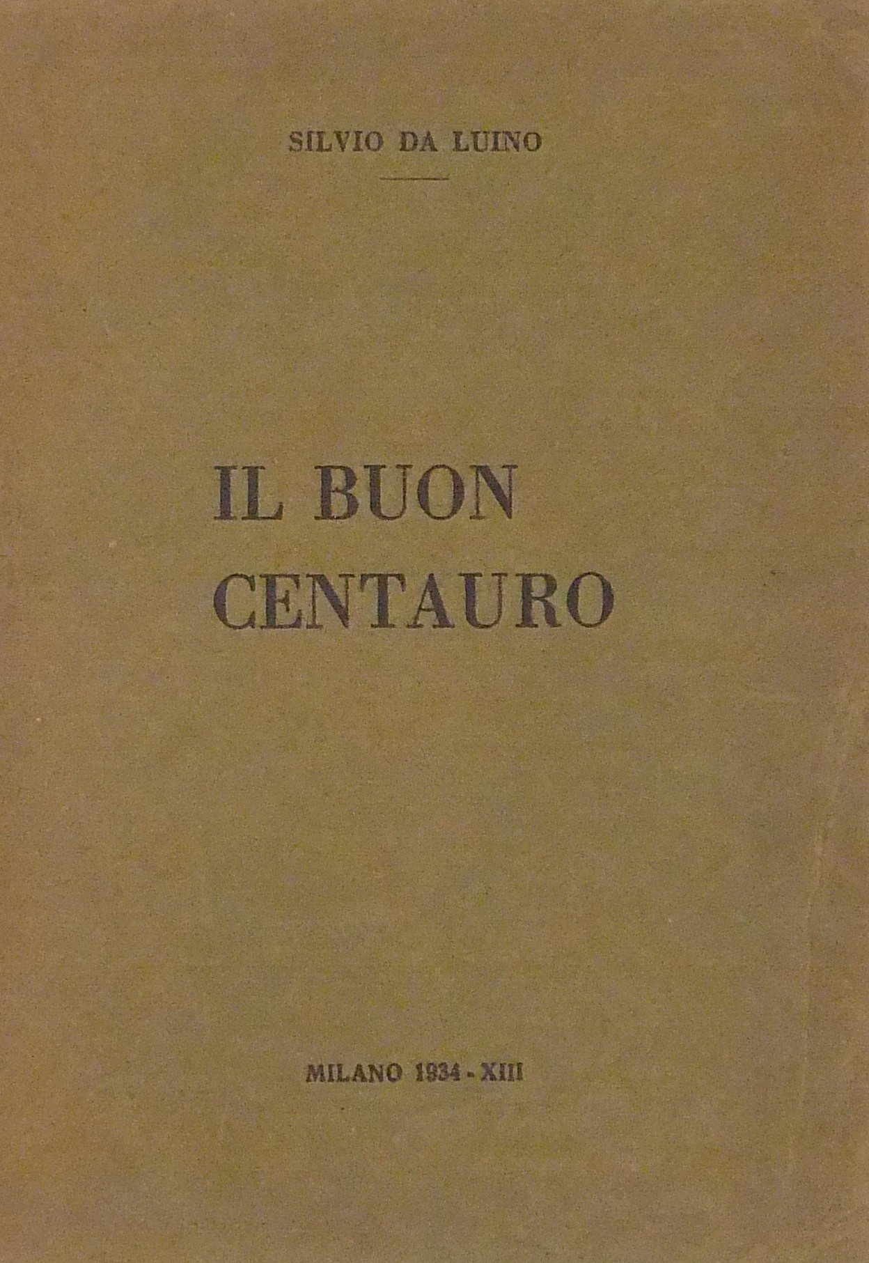 Il buon centauro