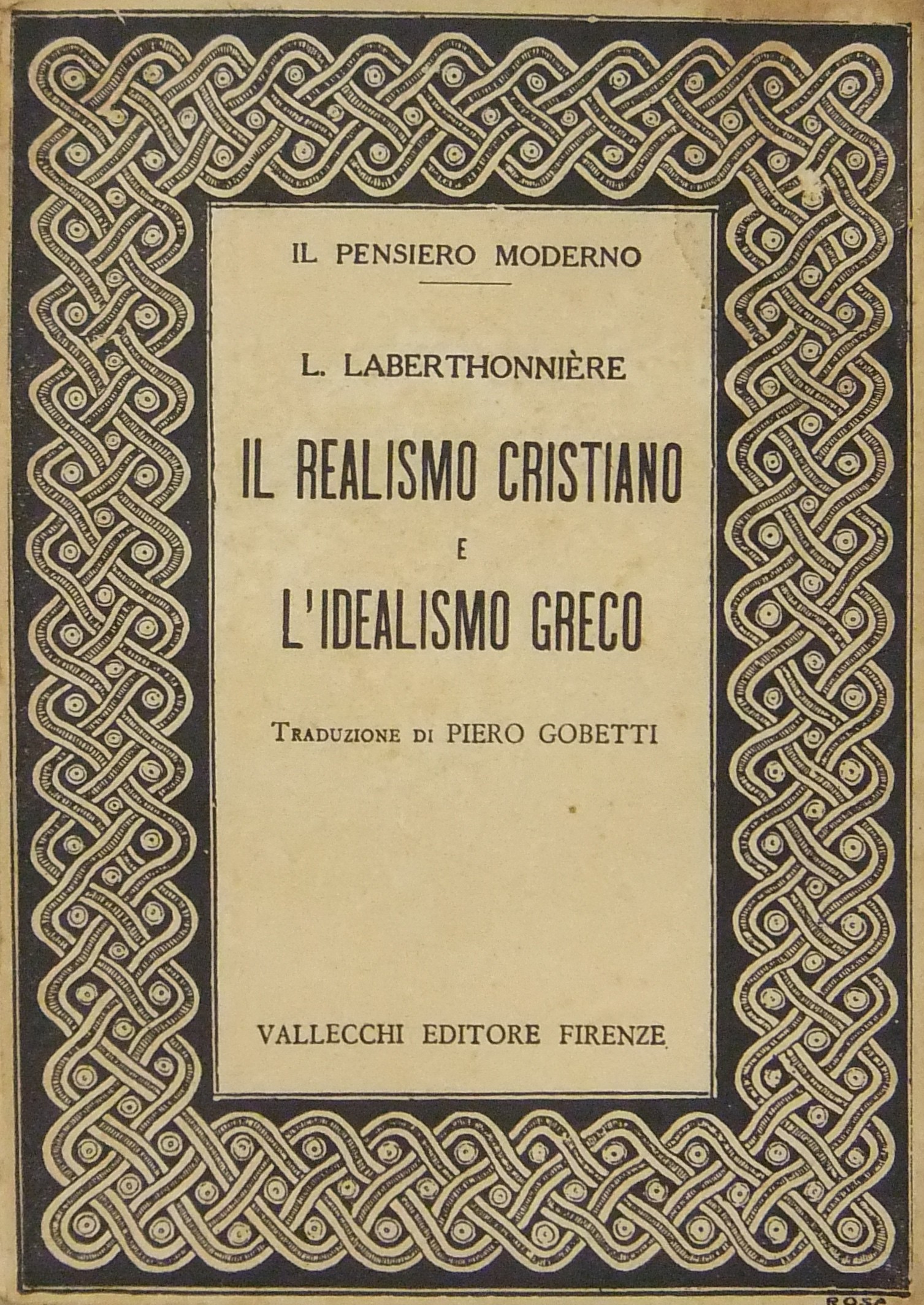 Il realismo cristiano e l'idealismo greco. Traduzi
