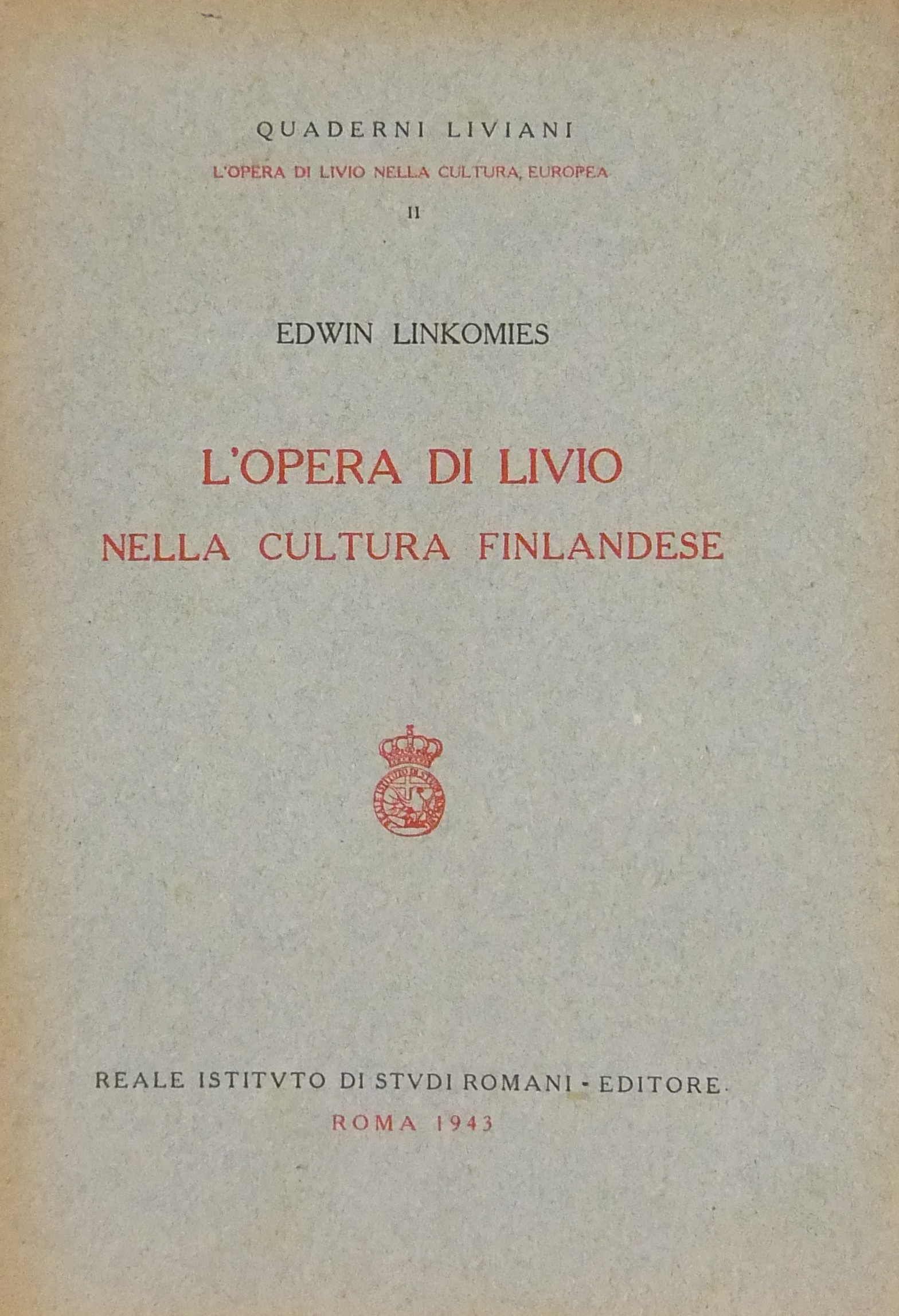L'opera di Livio nella cultura finlandese