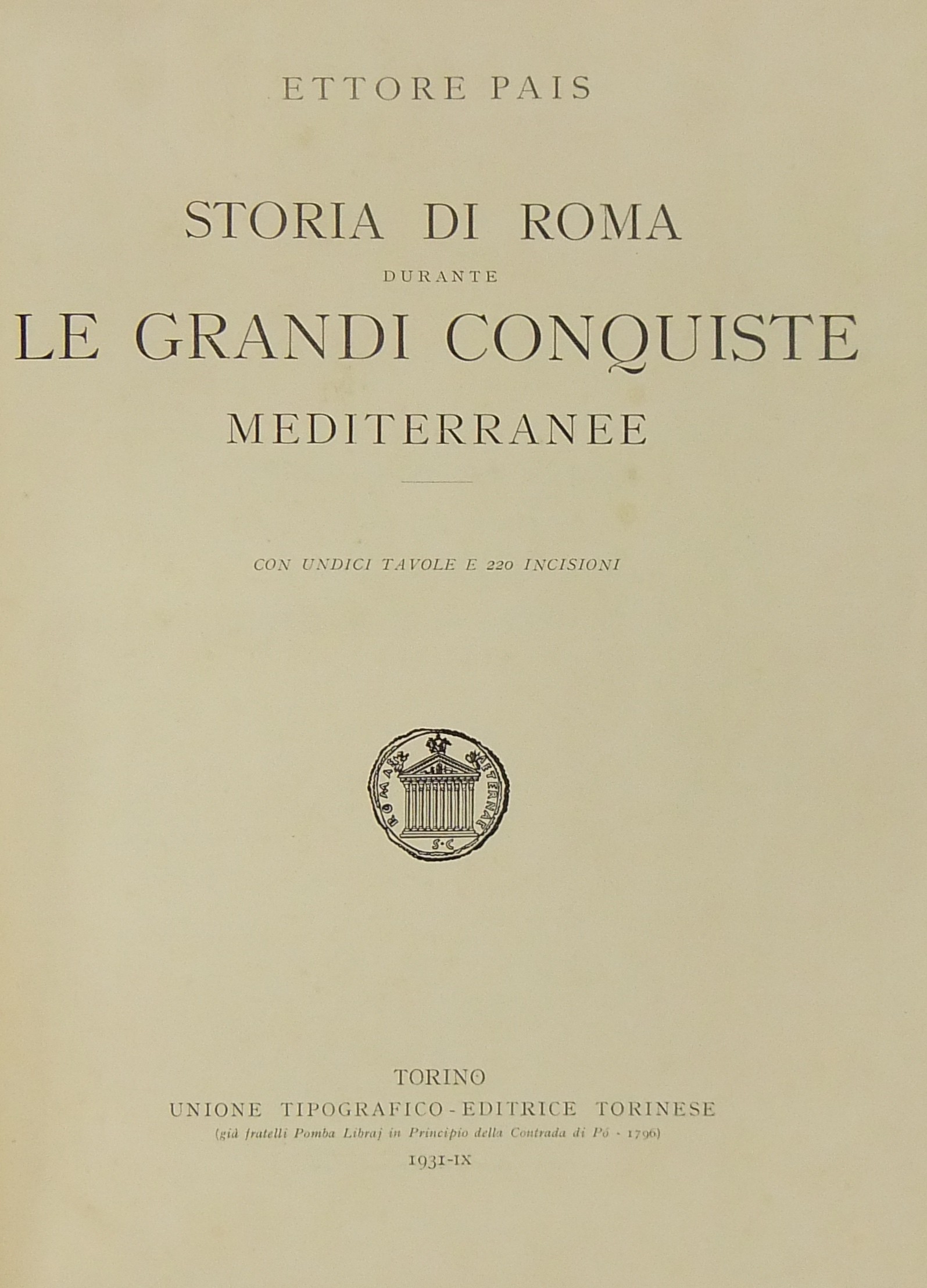 Storia di Roma durante le grandi conquiste mediter