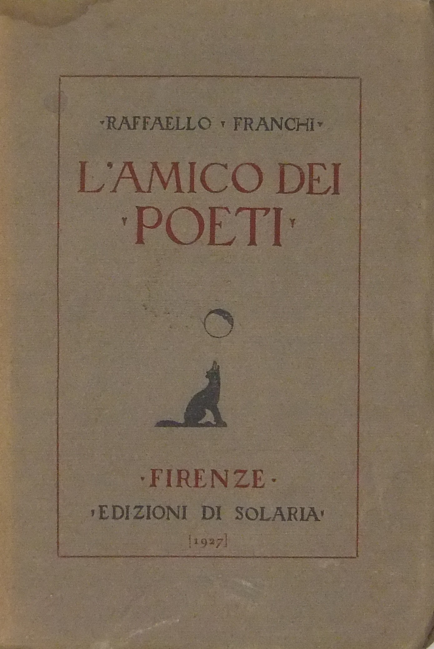 L'amico dei poeti
