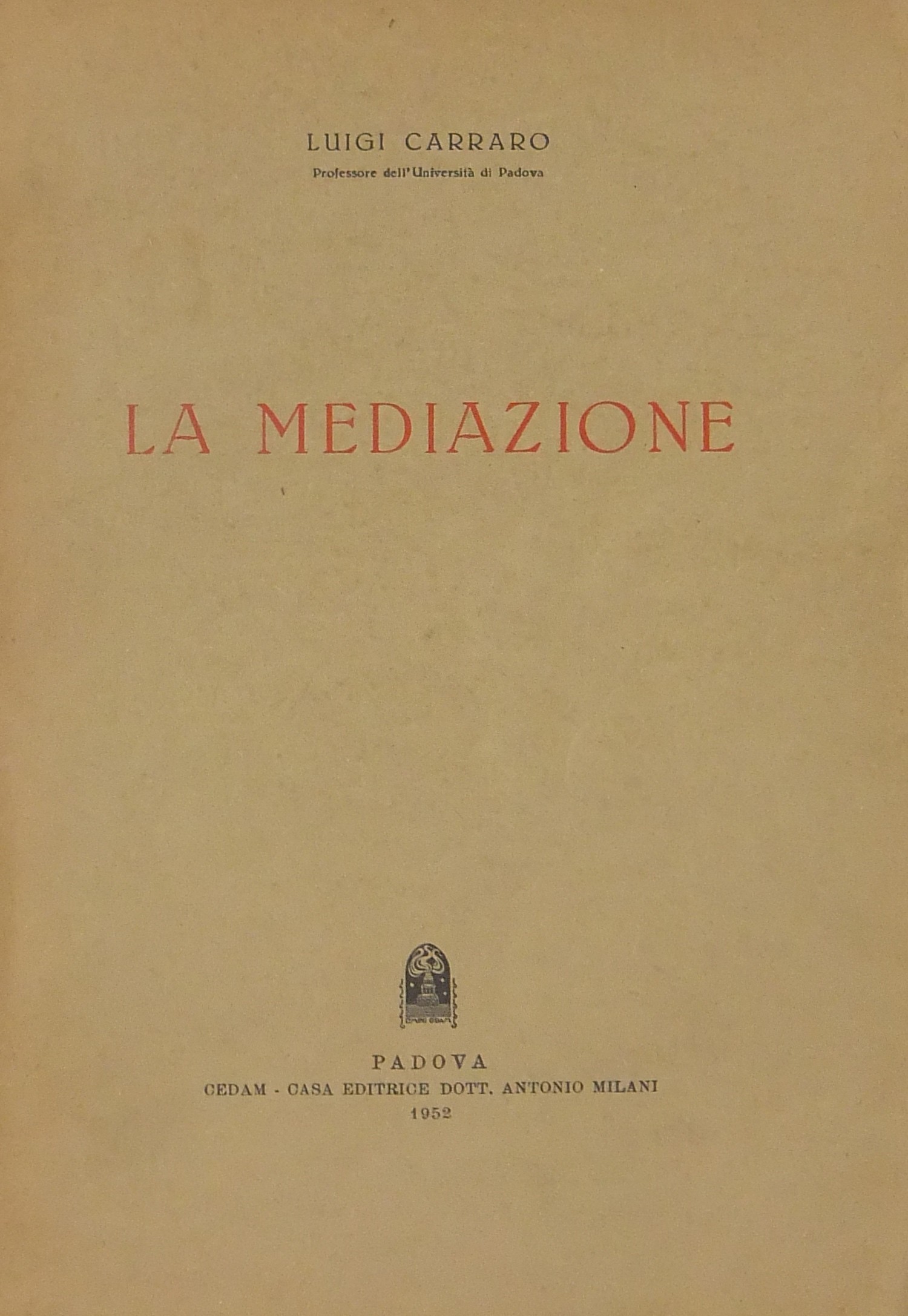 La mediazione