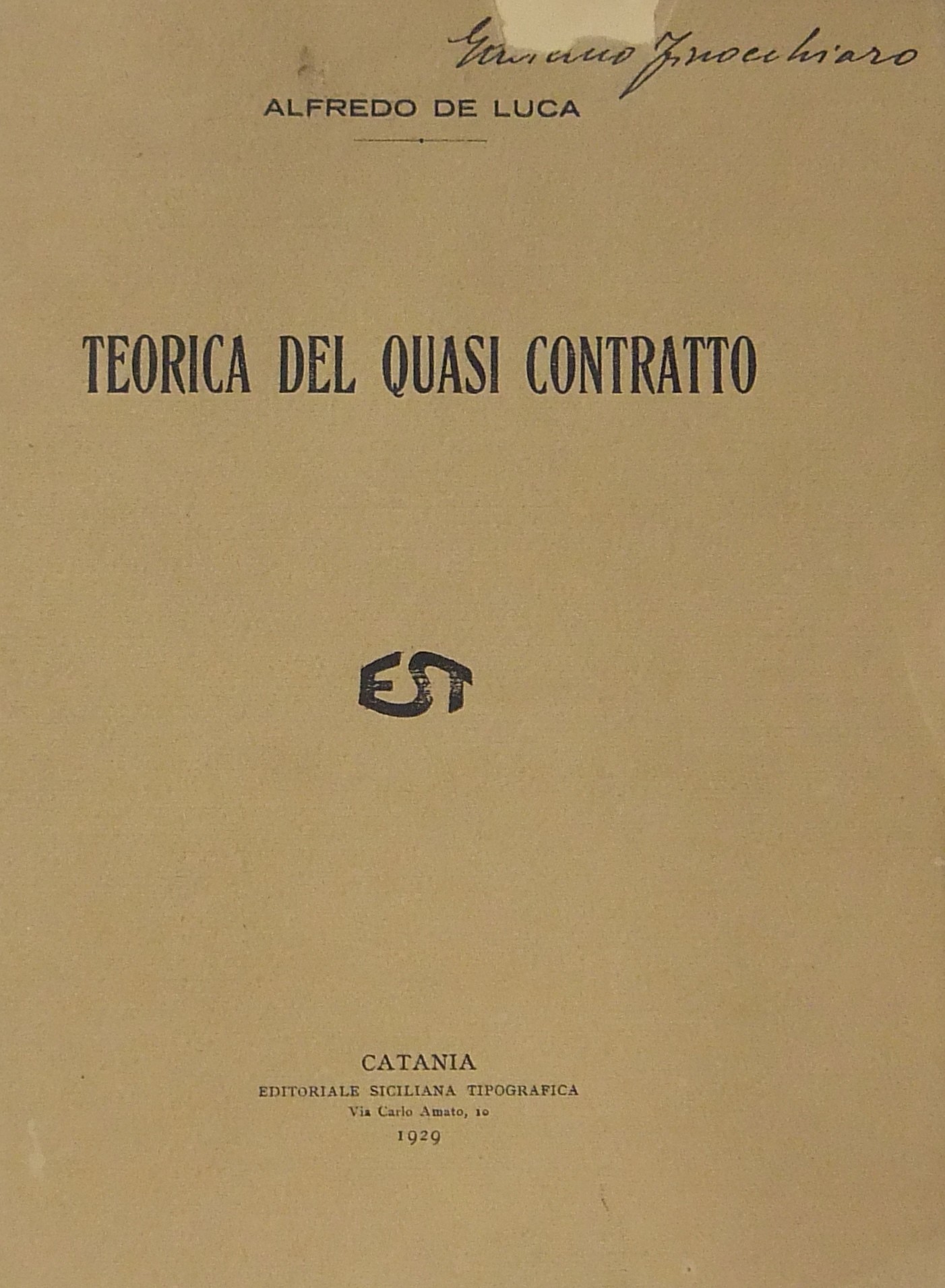 Teorica del quasi contratto