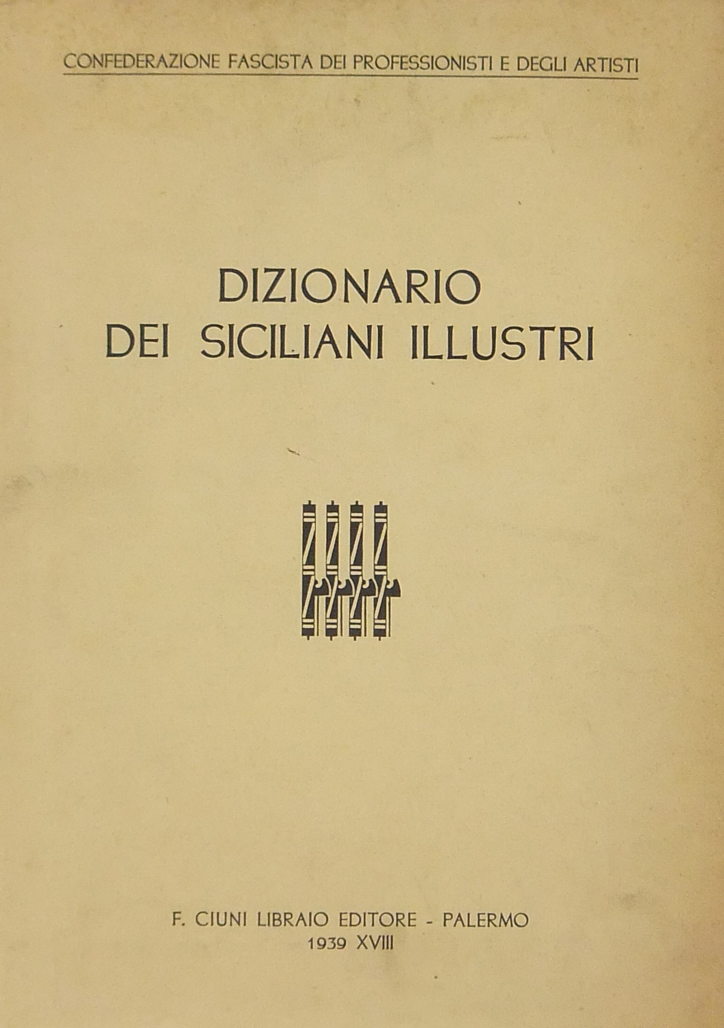 Dizionario dei siciliani illustri. (Prefazione di