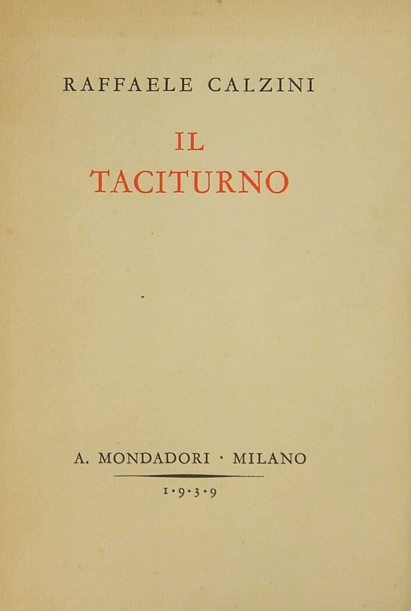 Il taciturno