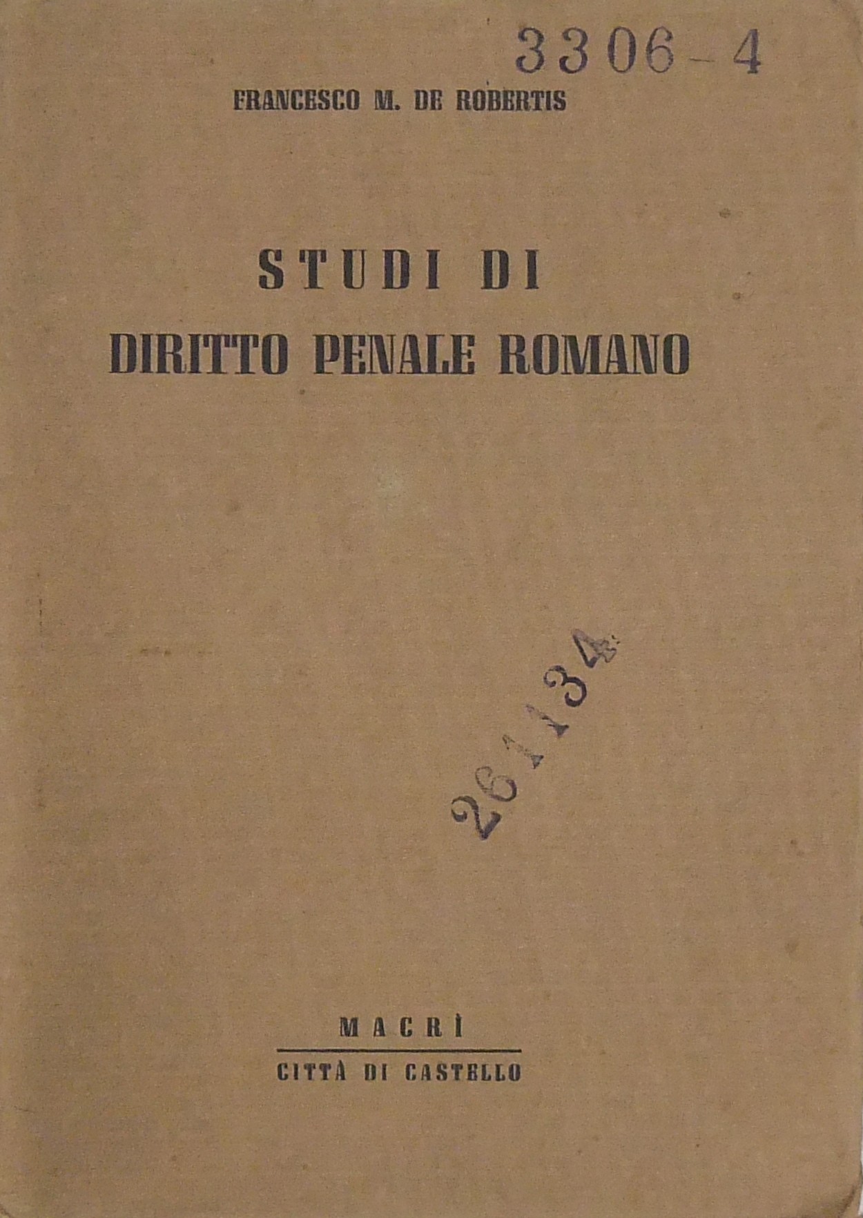 Studi di diritto penale romano