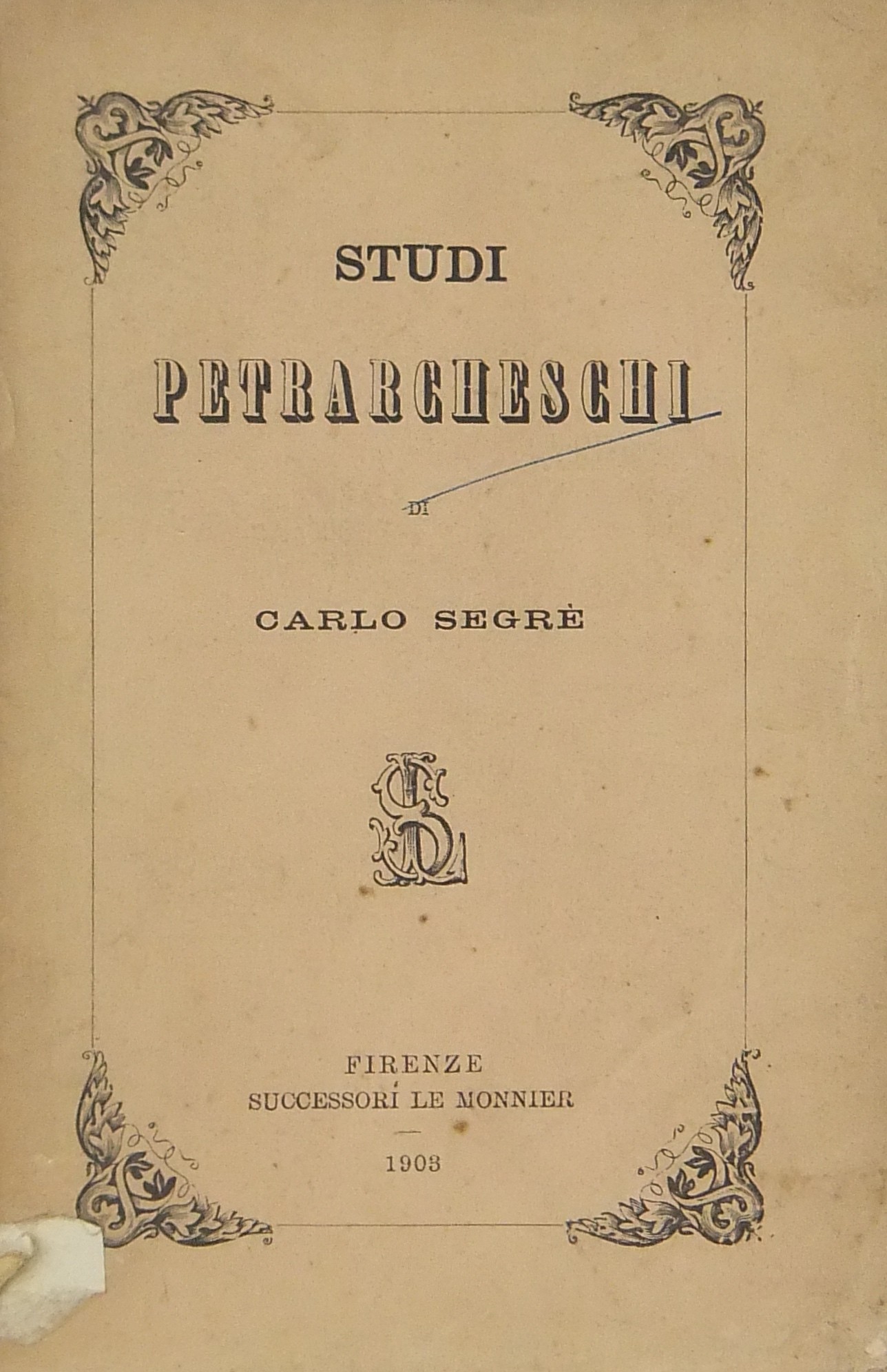 Studi petrarcheschi