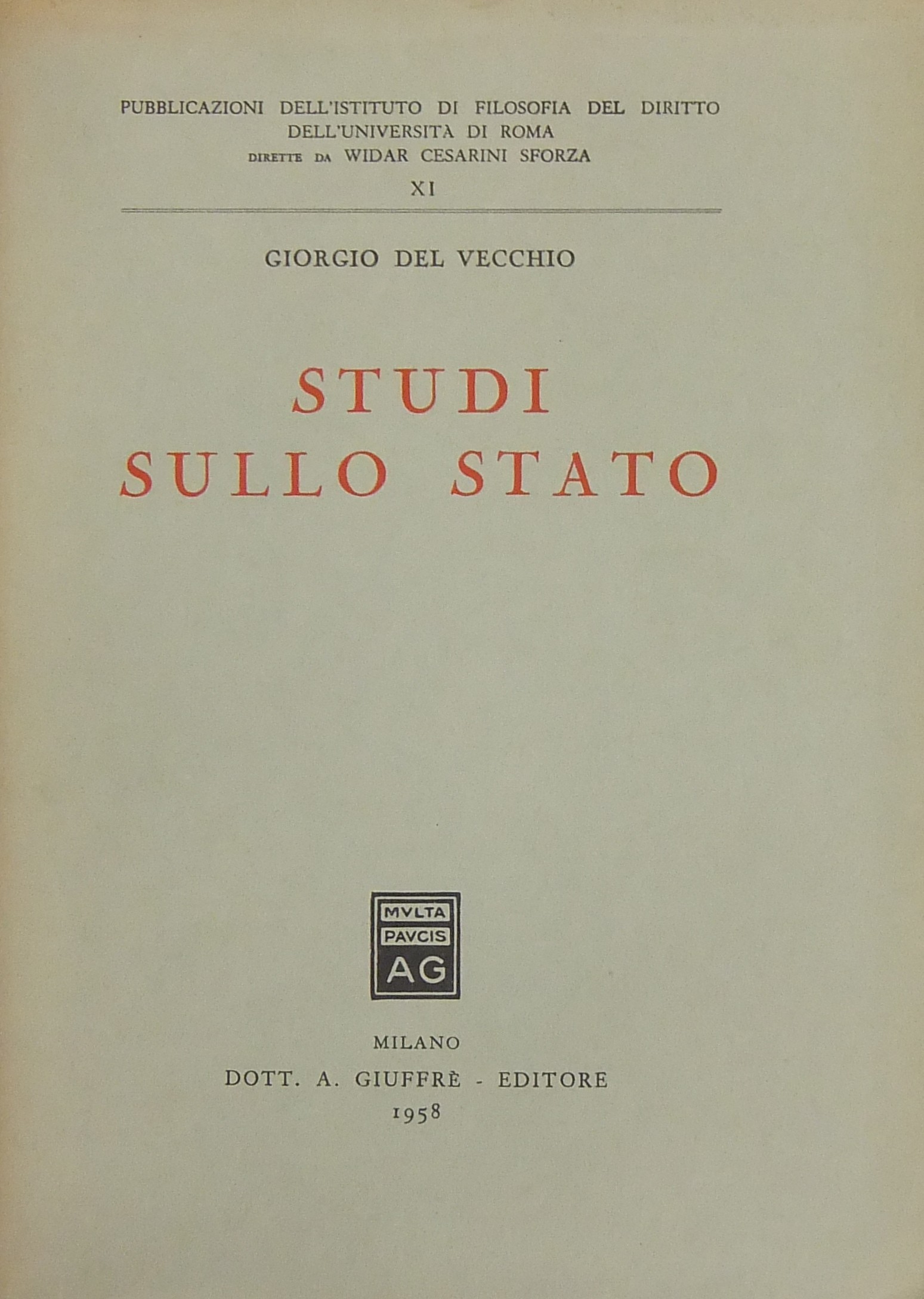 Studi sullo stato