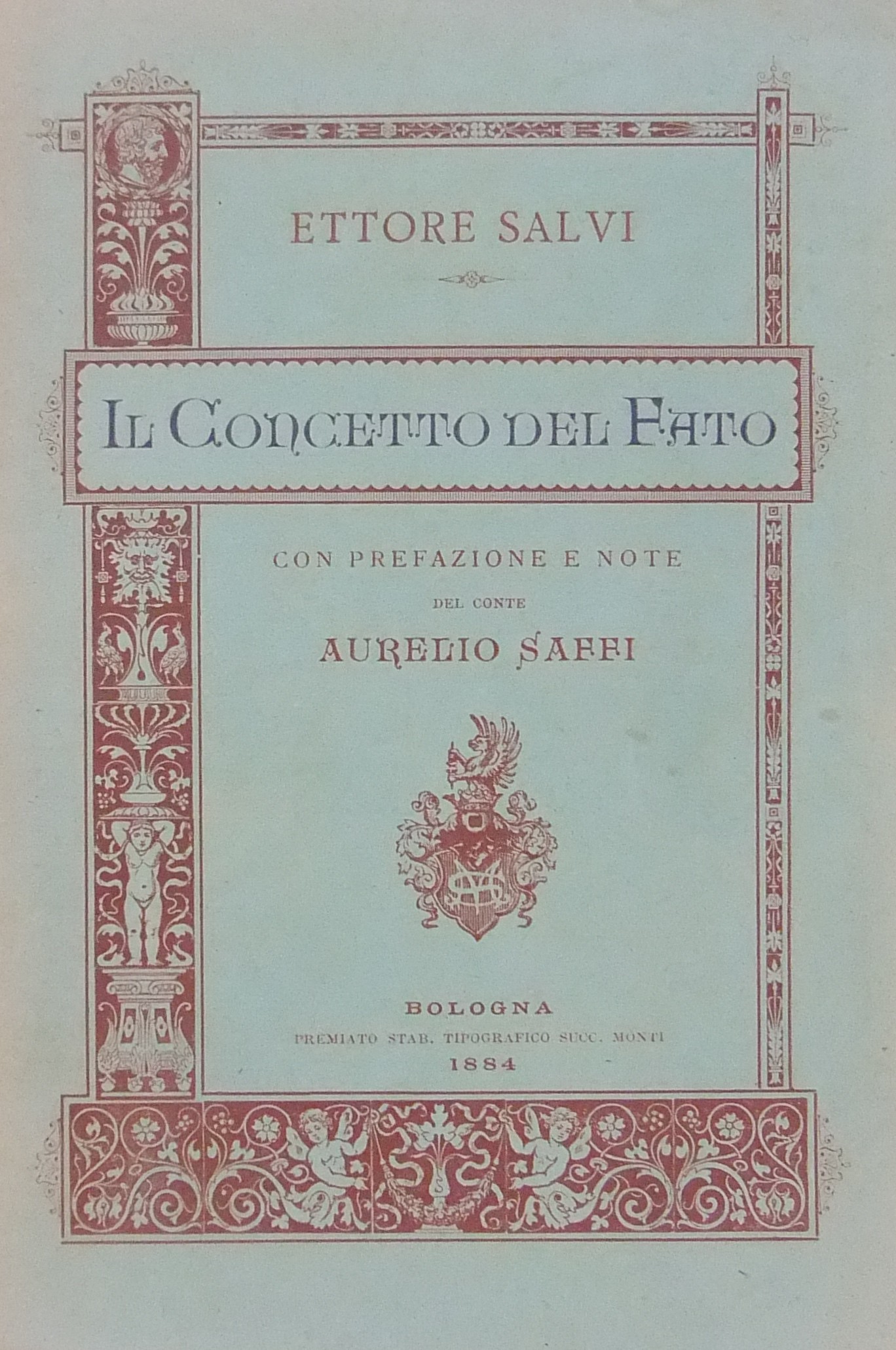 Il concetto del fato il suo sviluppo storico e il