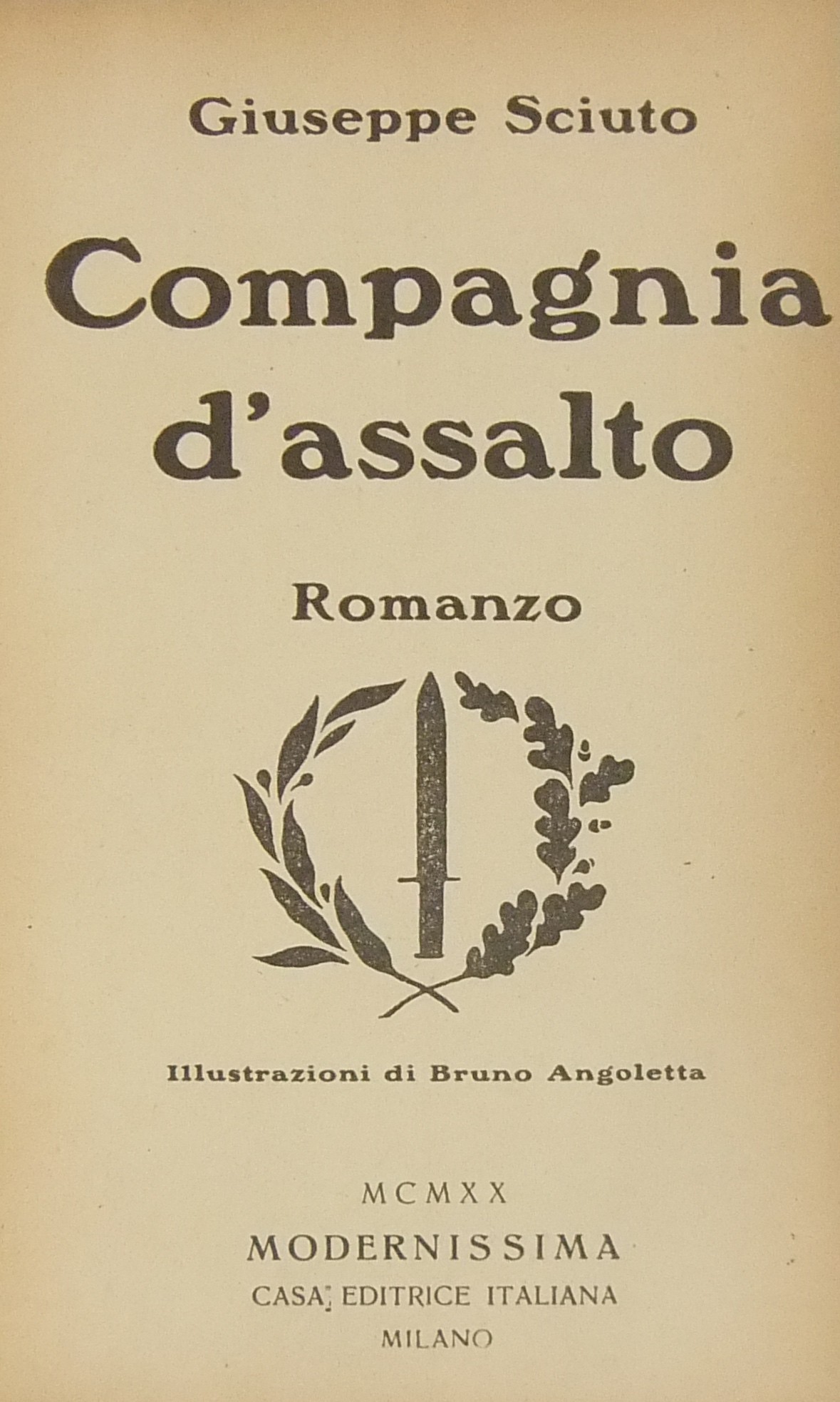 Compagnia d'assalto. Illustrazioni di Bruno Angole