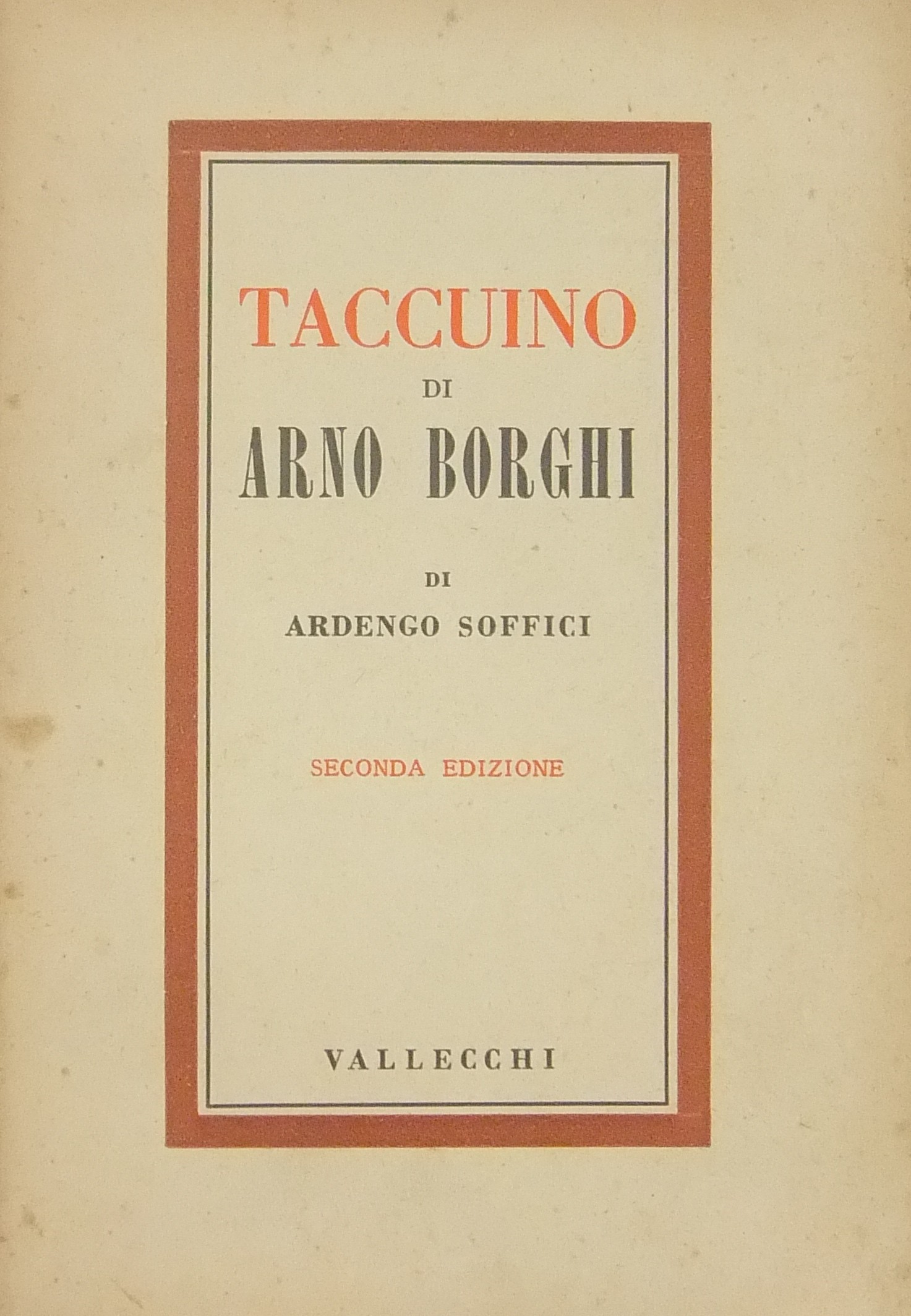 Taccuino di Arno Borghi