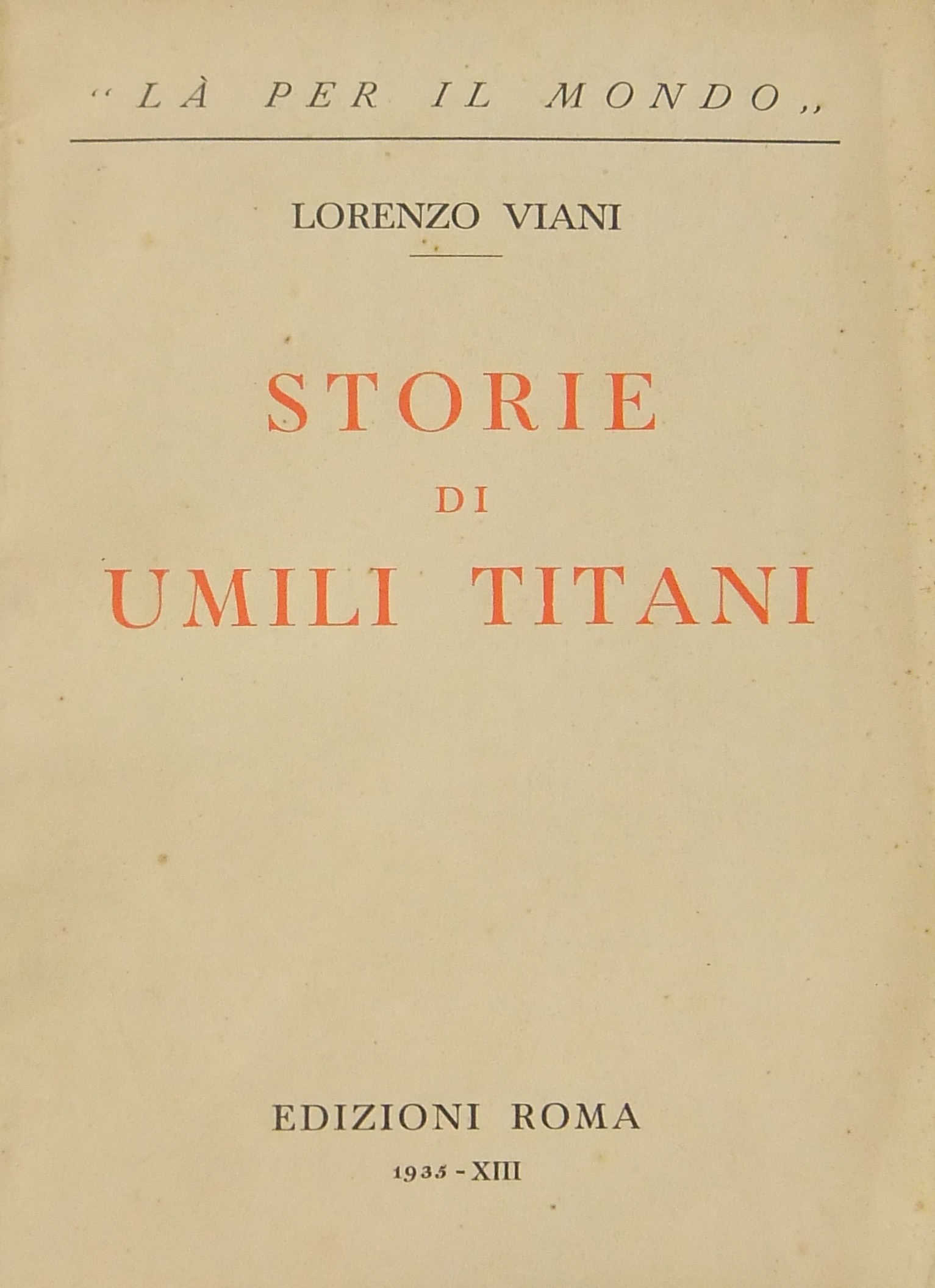 Storie di umili titani