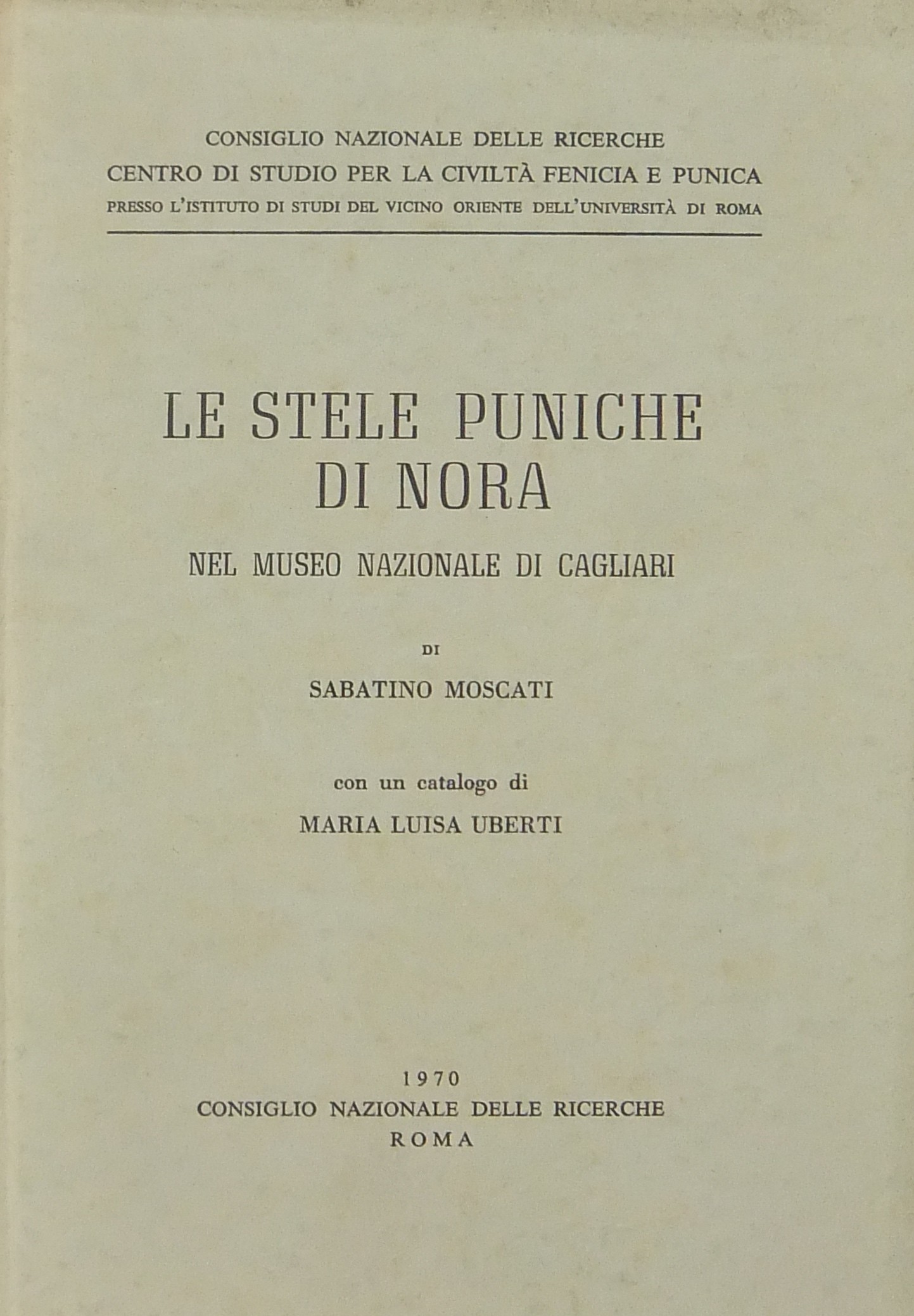 Le stele puniche di Nora nel Museo Nazionale di Ca