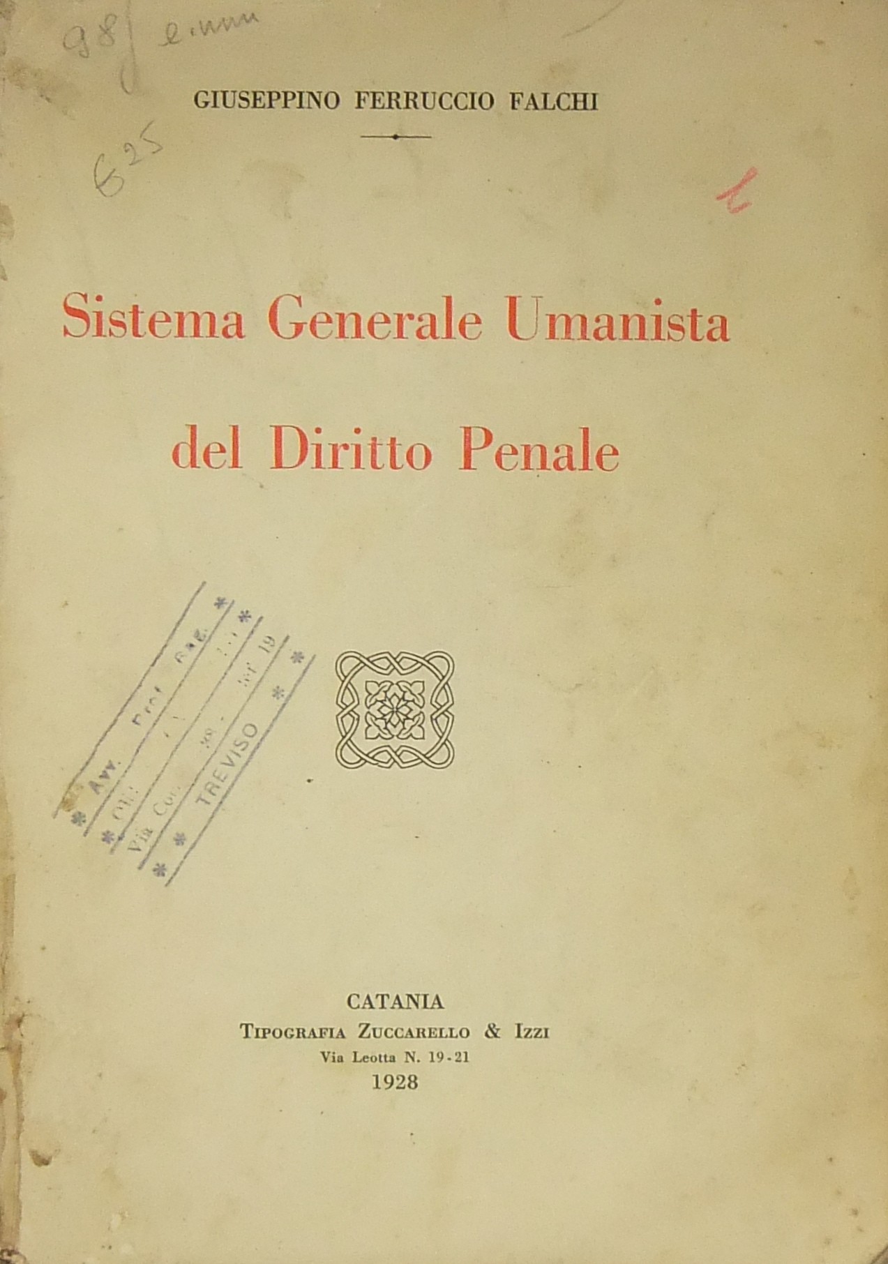 Sistema Generale Umanista del Diritto Penale