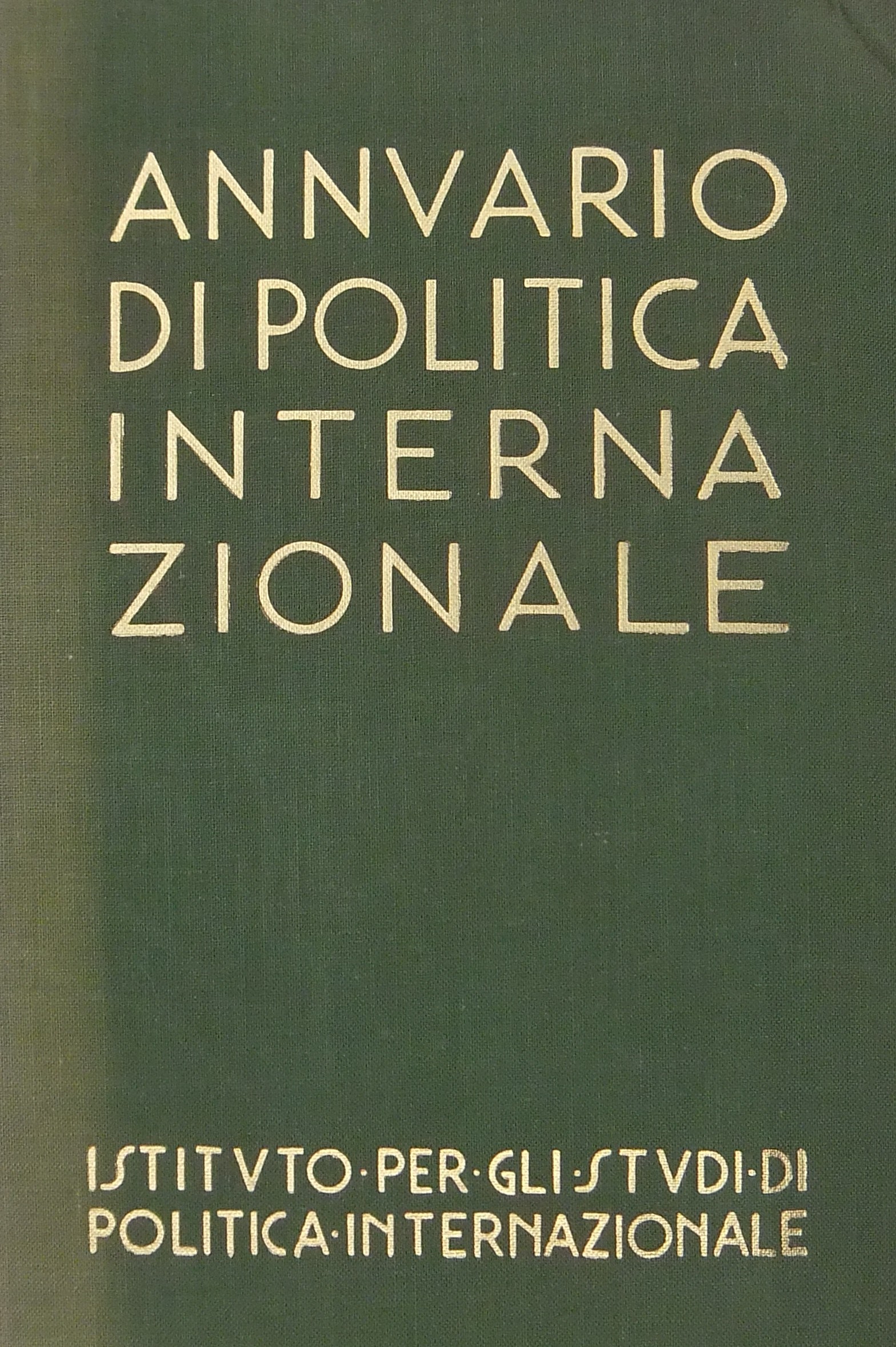 Annuario di politica internazionale (1951)