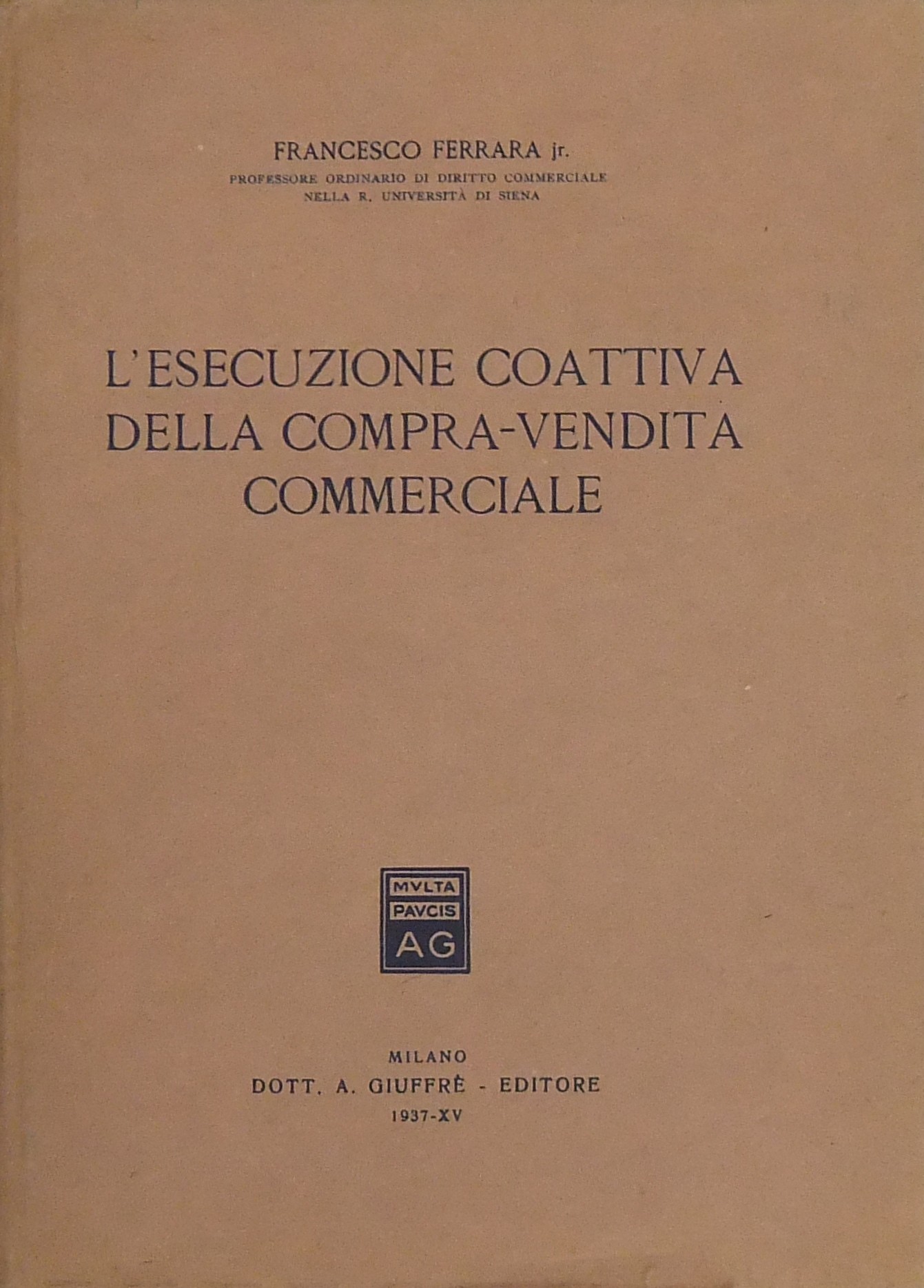 L'esecuzione coattiva della compra-vendita commerciale