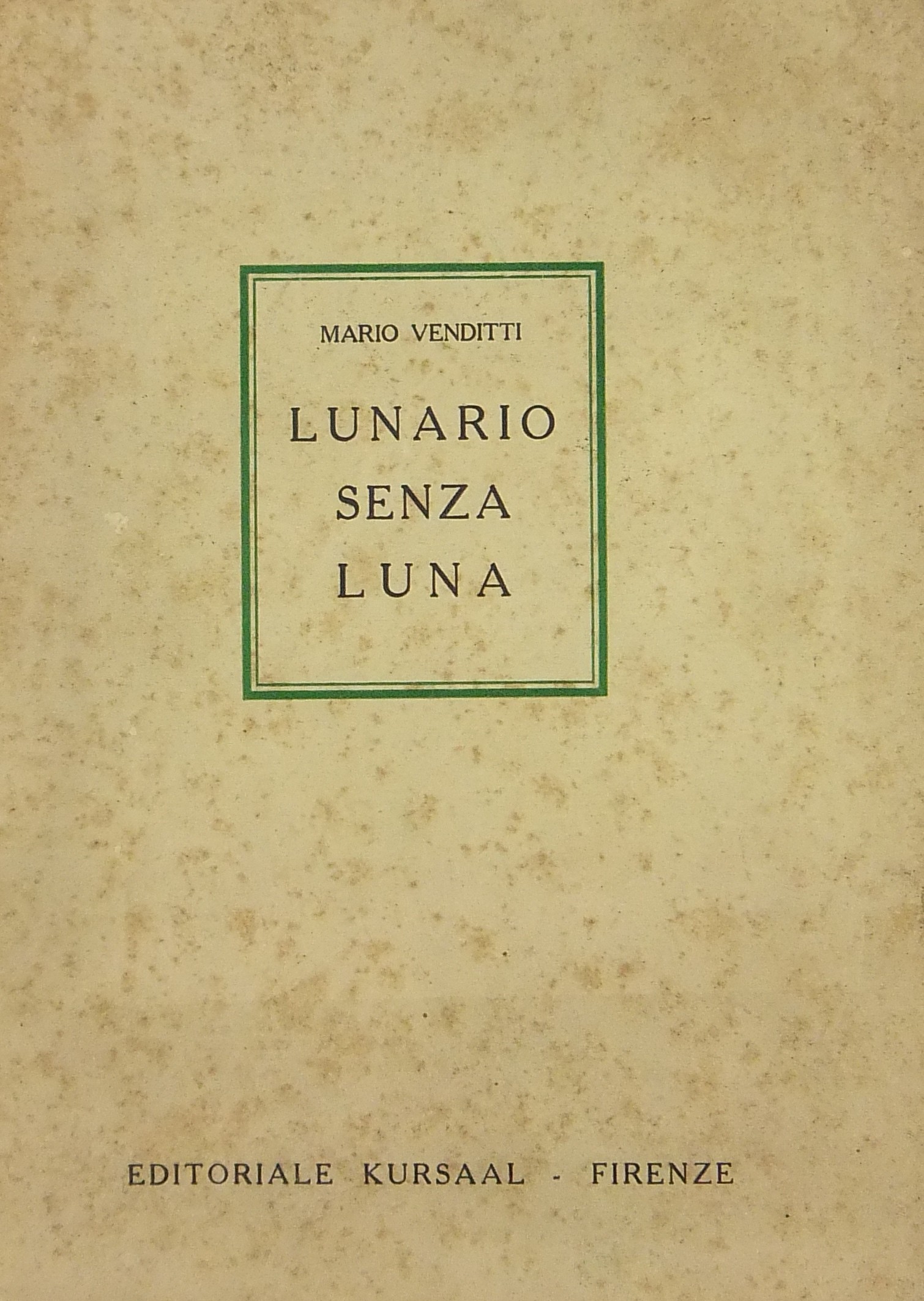 Lunario senza luna. Intermezzo