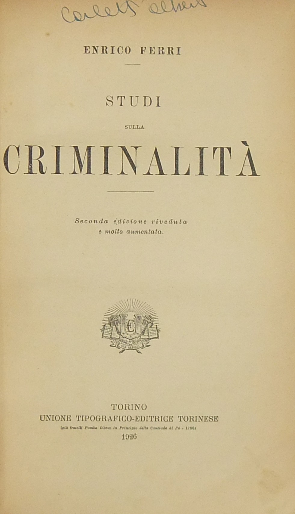 Studi sulla criminalità