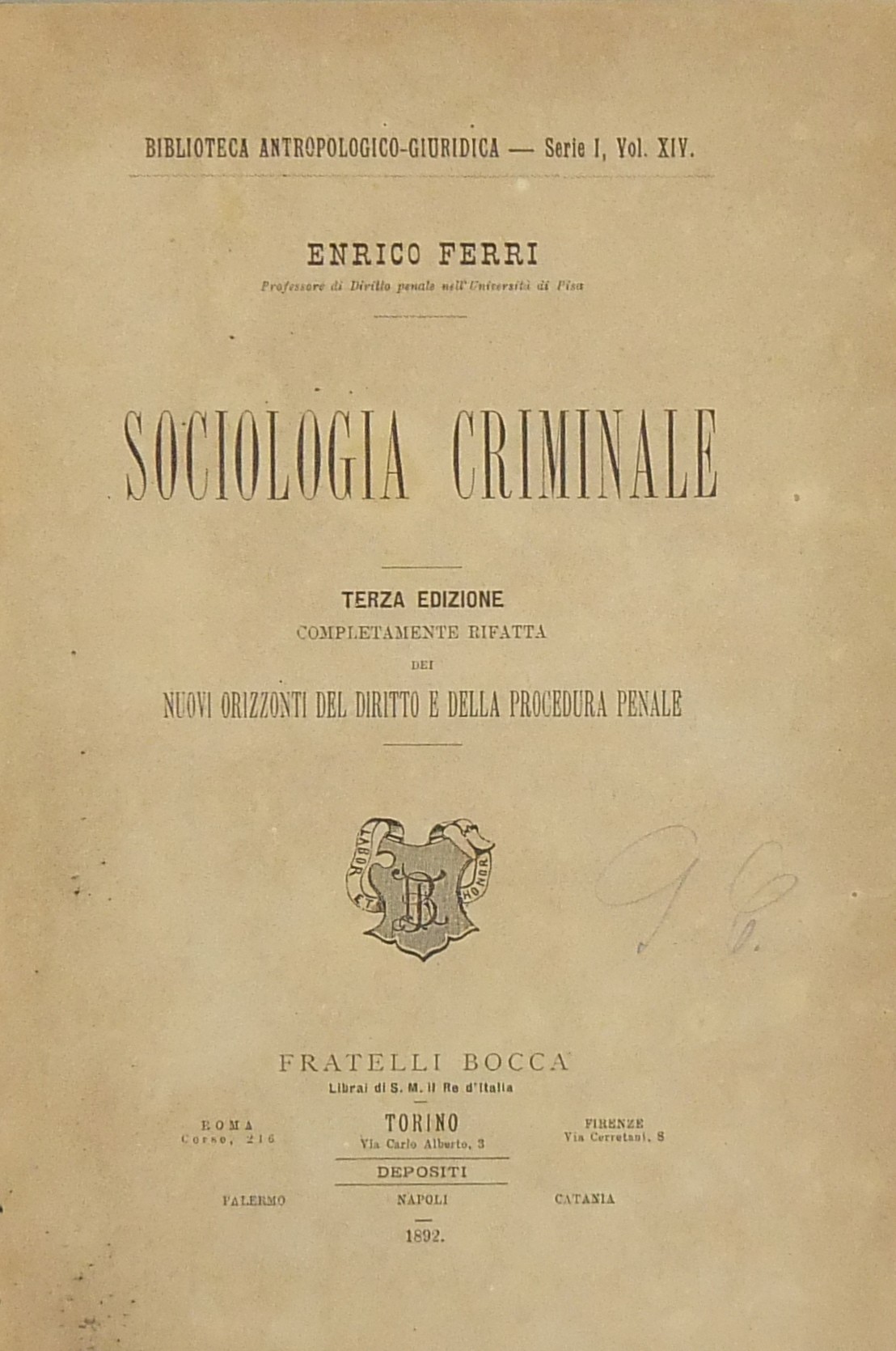 Sociologia criminale
