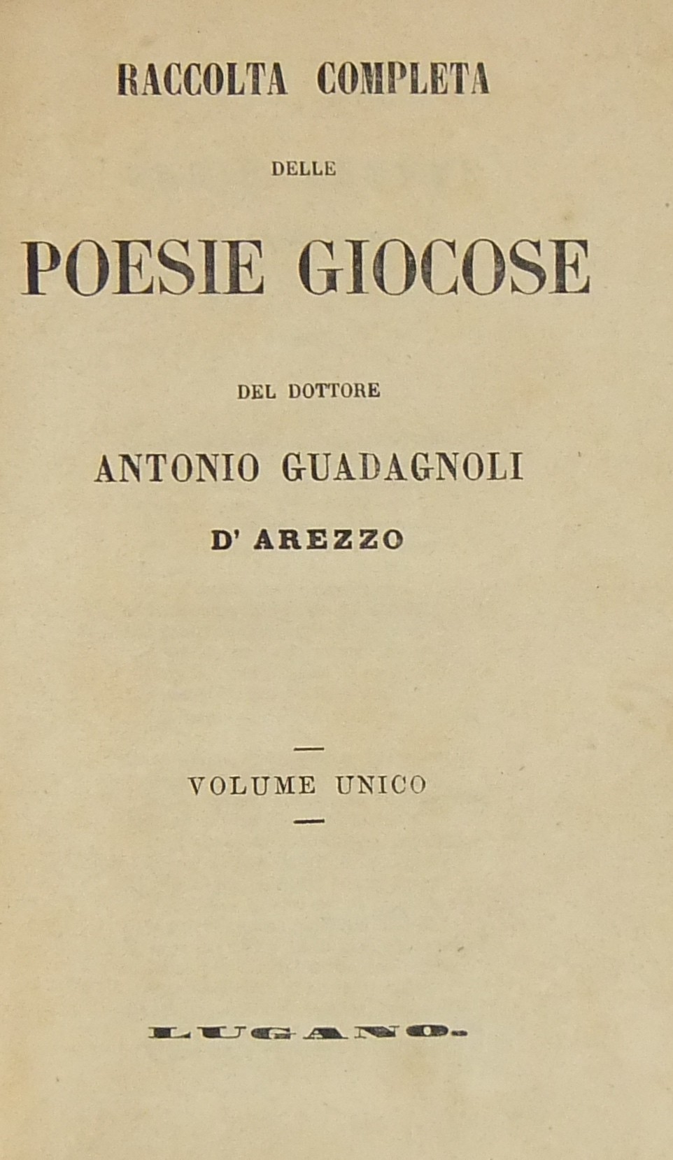 Poesie giocose