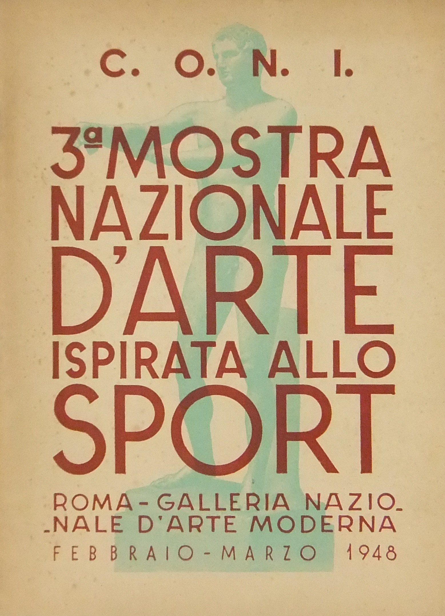 Terza mostra nazionale d'arte ispirata allo sport