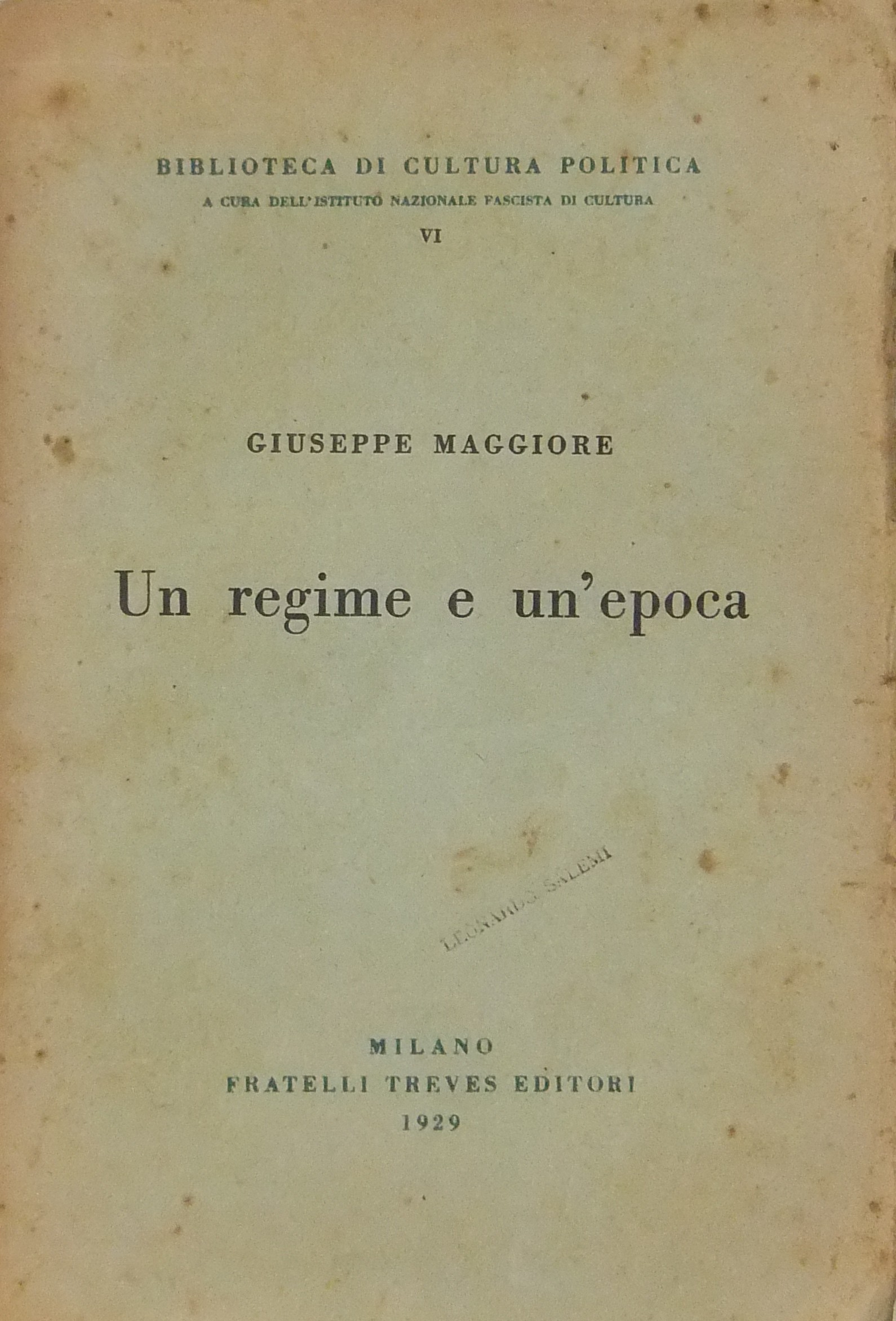 Un regime e un'epoca