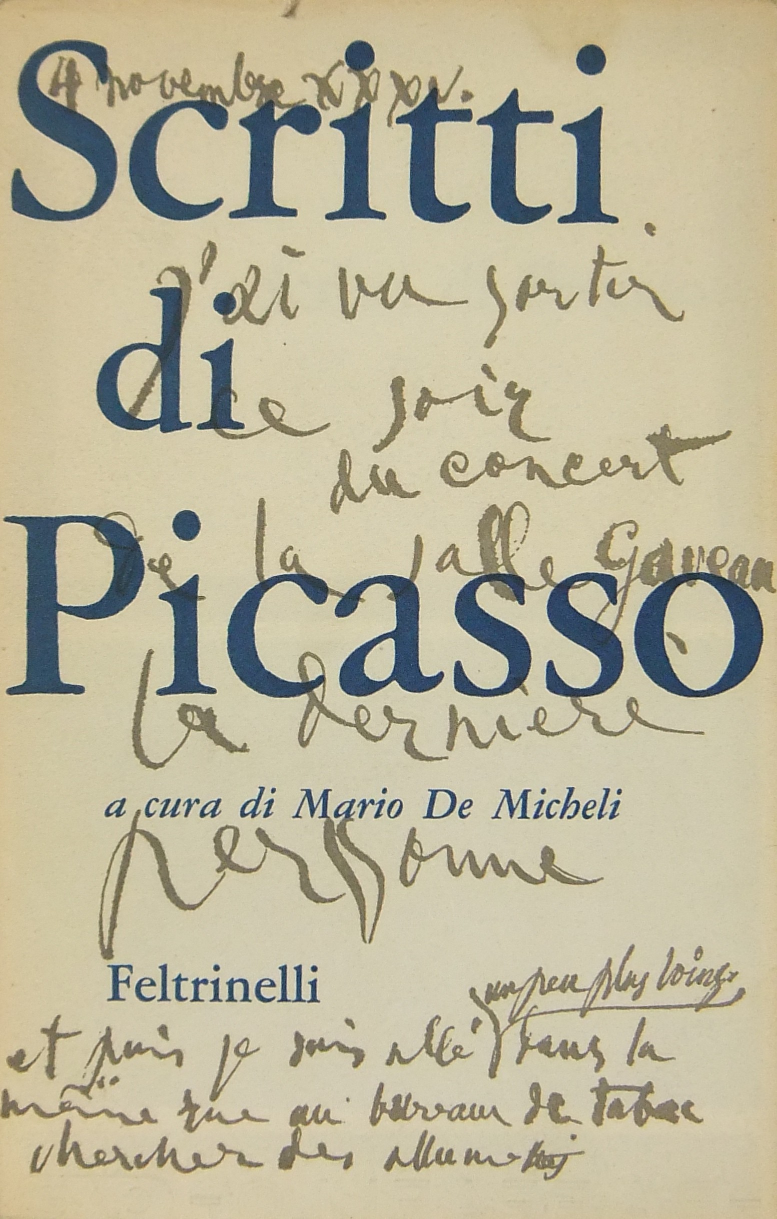 Scritti di Picasso