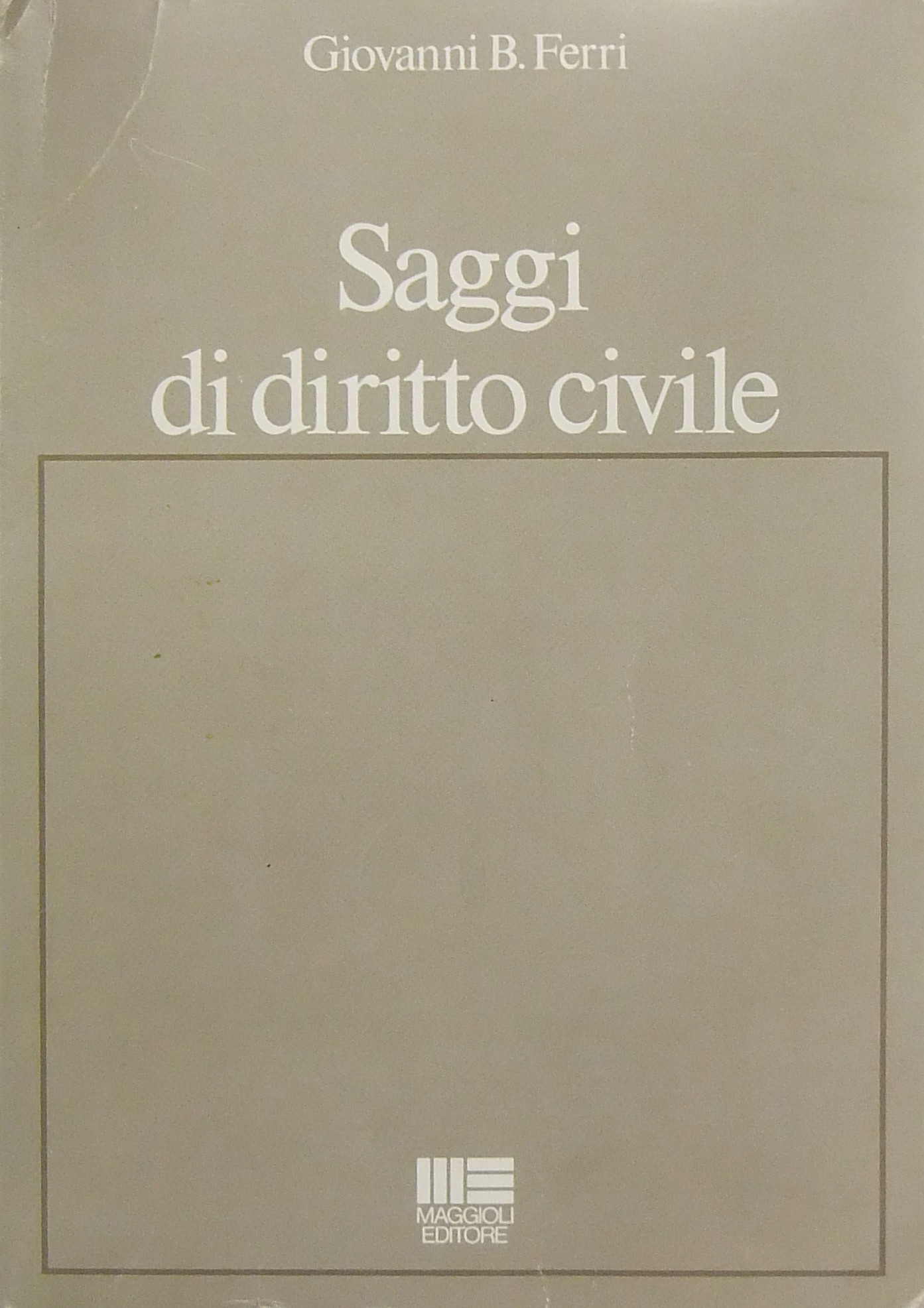Saggi di diritto civile
