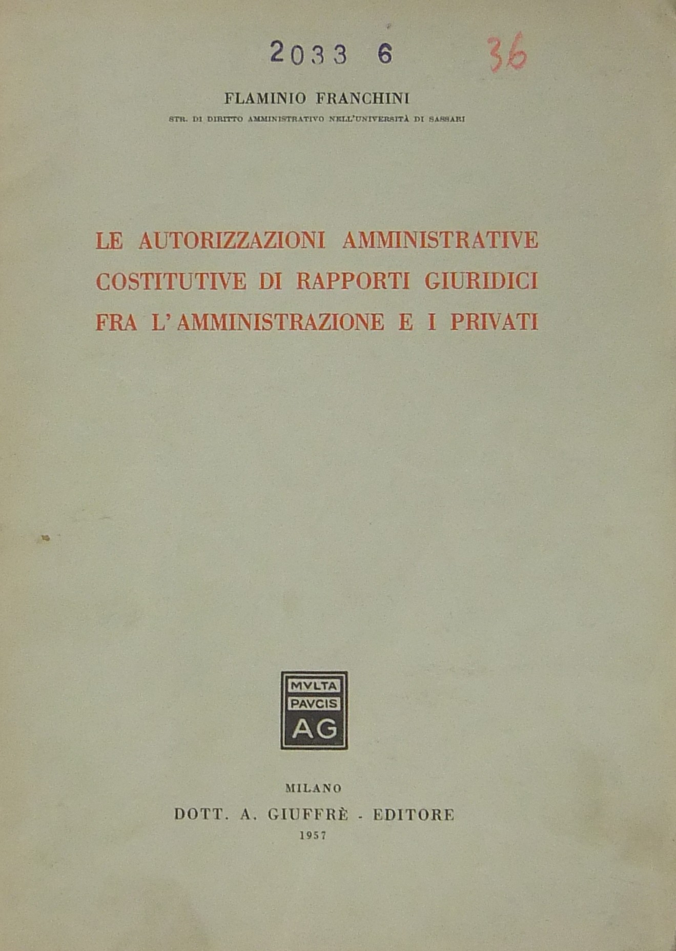 Le autorizzazioni amministrative costitutive di ra