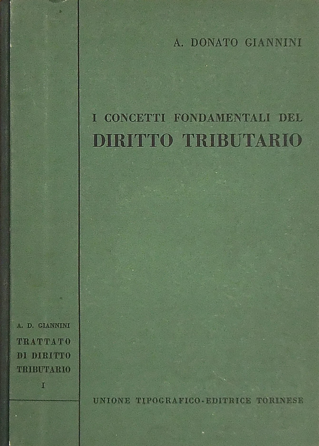 I concetti fondamentali del diritto tributario