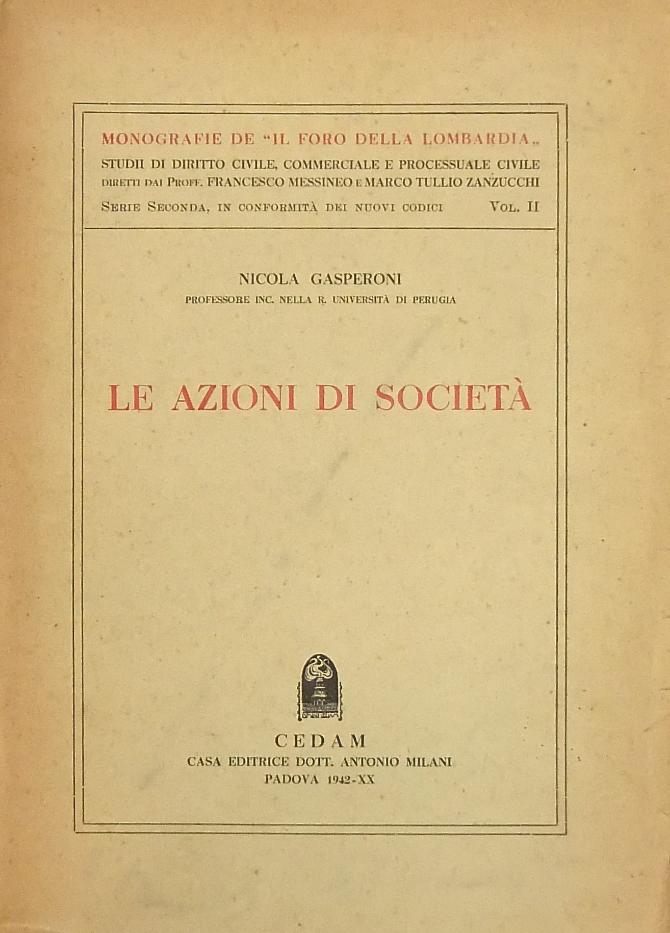 Le azioni di società
